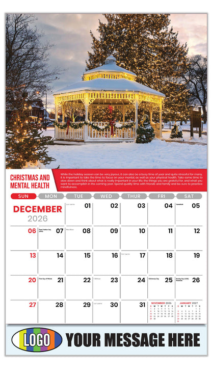 2027 Business Promotional Calendar Health Tips - December_a - Christmas and Mental Health