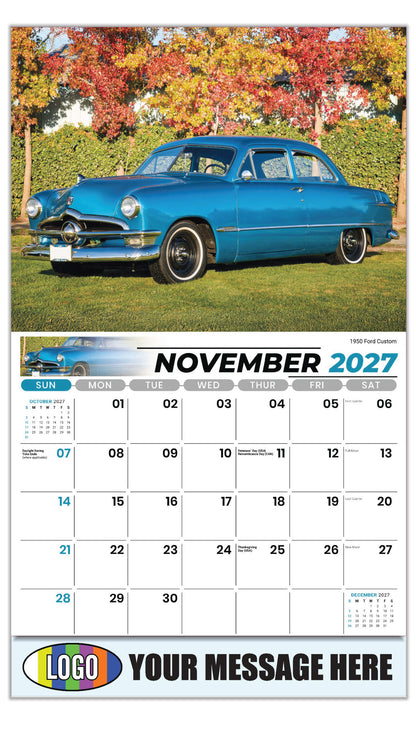 2027 Business Promotion Calendar - Henry's Heritage FORD Cars -  - November