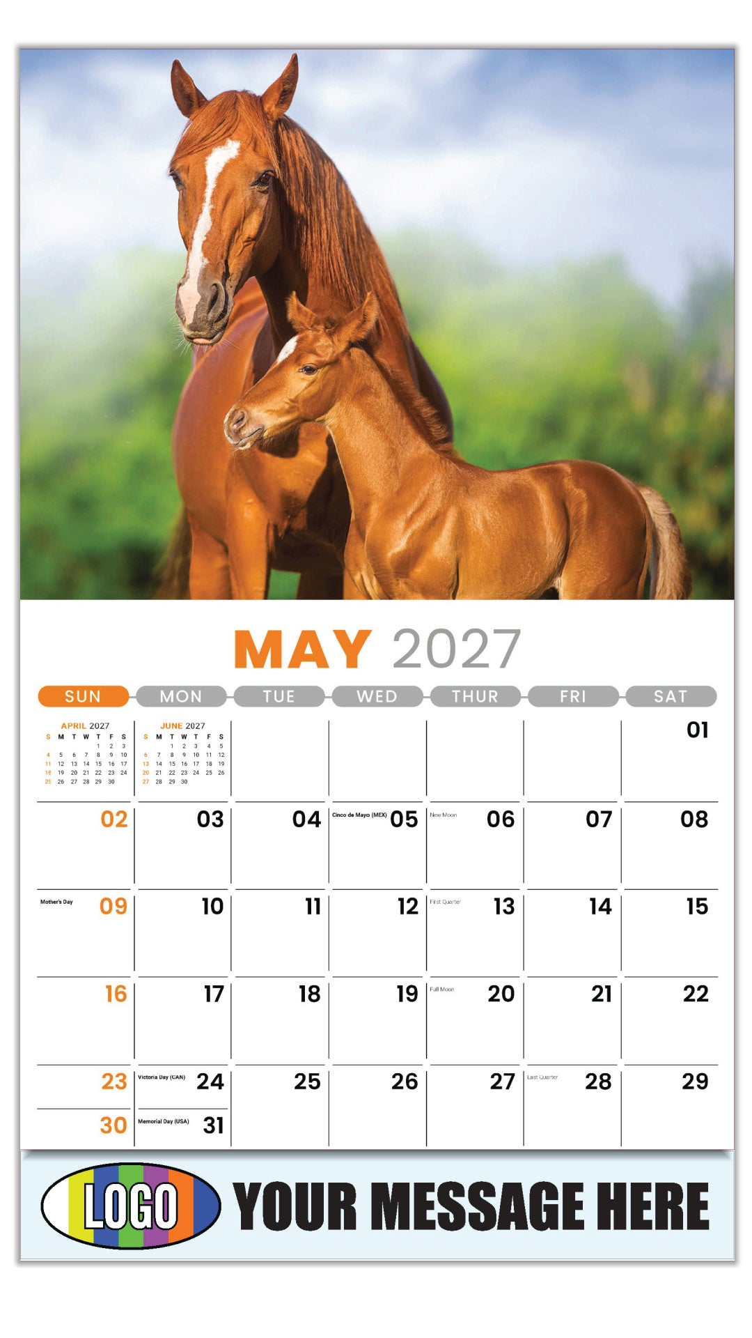 2027 Business Advertising Calendar - Pets - May