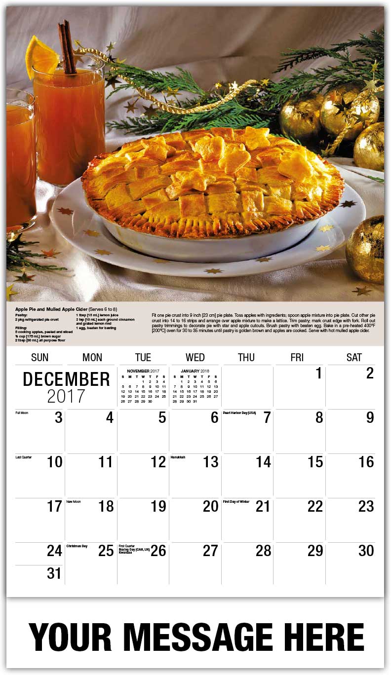 Recipe calendar 65 food calendars for business promotional advertising