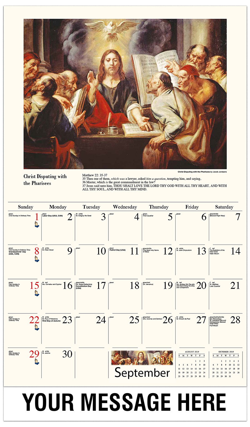  Catholic  Art Promotional Calendar  65  Fundraising and 