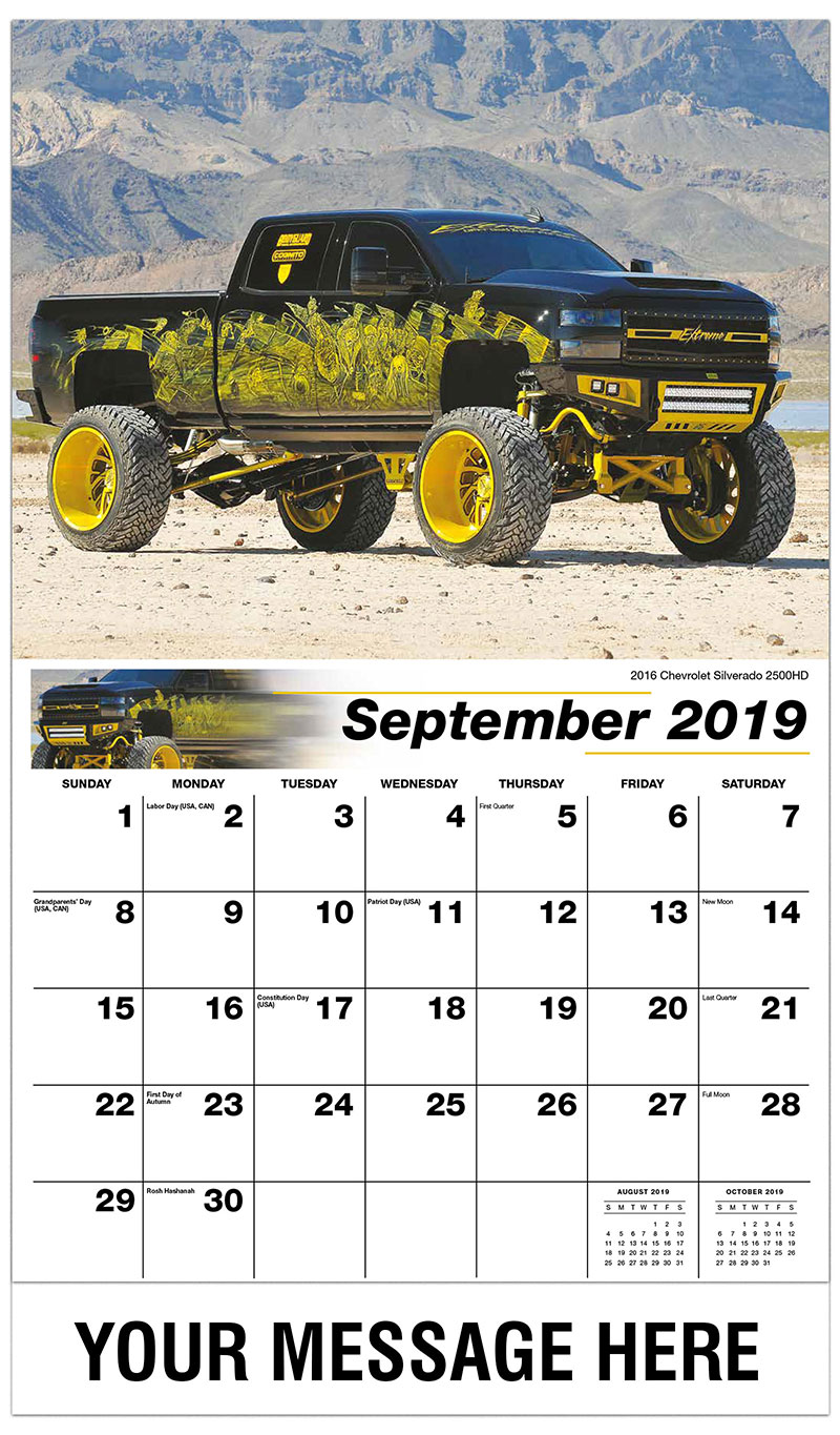 Custom Pickup Truck Promotional Calendar 65& cent; business advertising