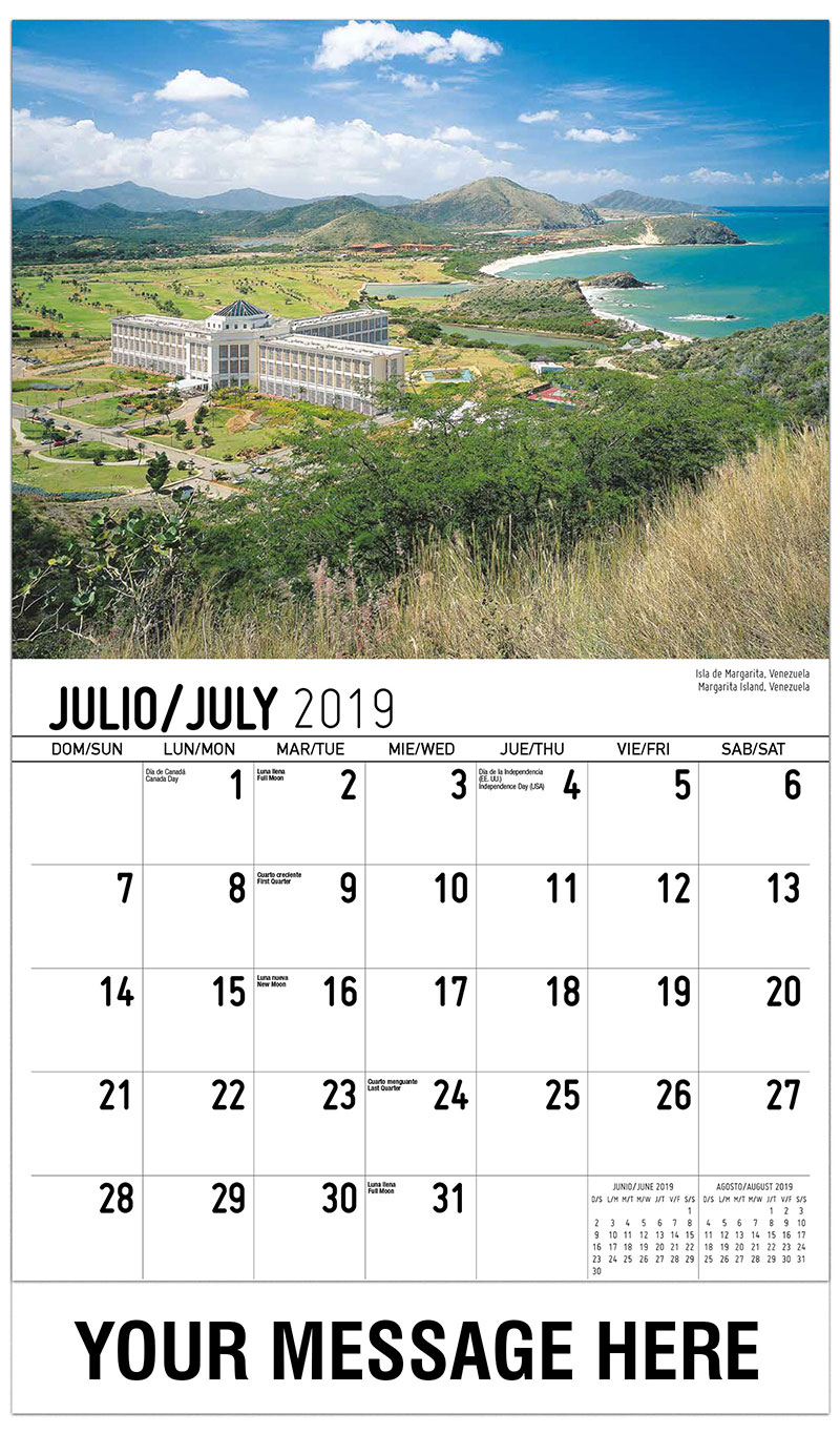 Beauty of Latin America Calendar | 65¢ Business Promo Calendar
