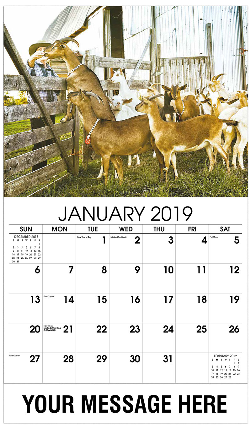 Country Spirit Promotional Calendar 65¢ Rural AmericaCountry Life