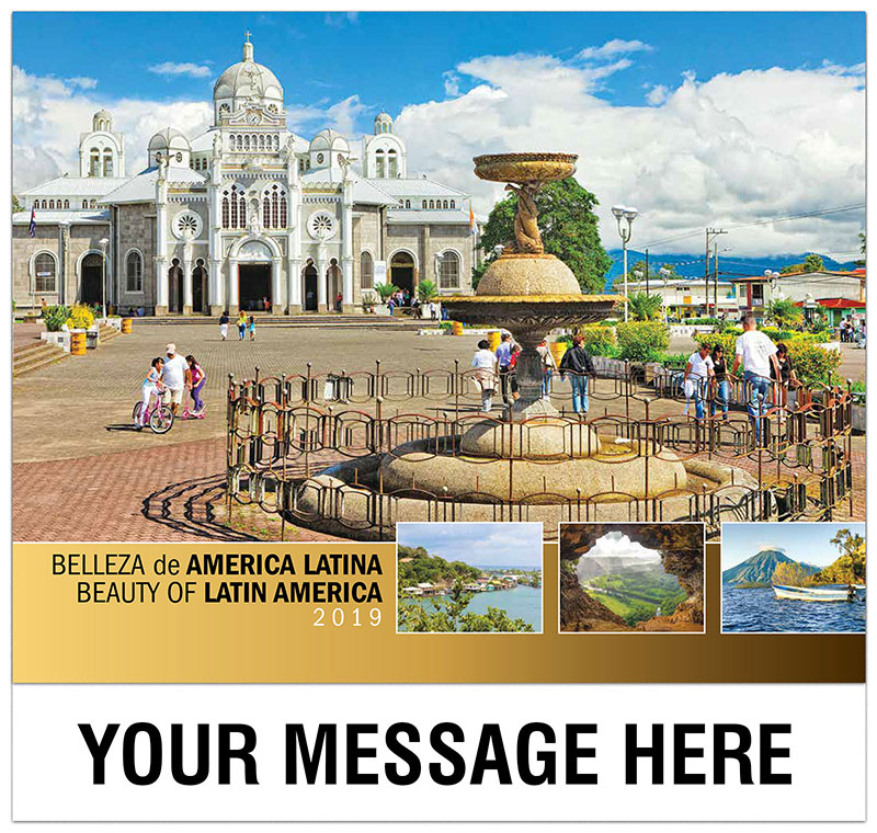 Beauty of Latin America Calendar 65¢ Business Promo Calendar