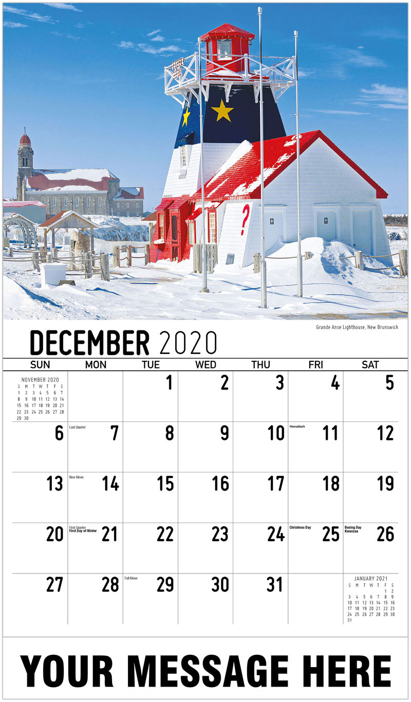 Atlantic Canada Maritime Provinces Advertising Calendar 65¢ Business
