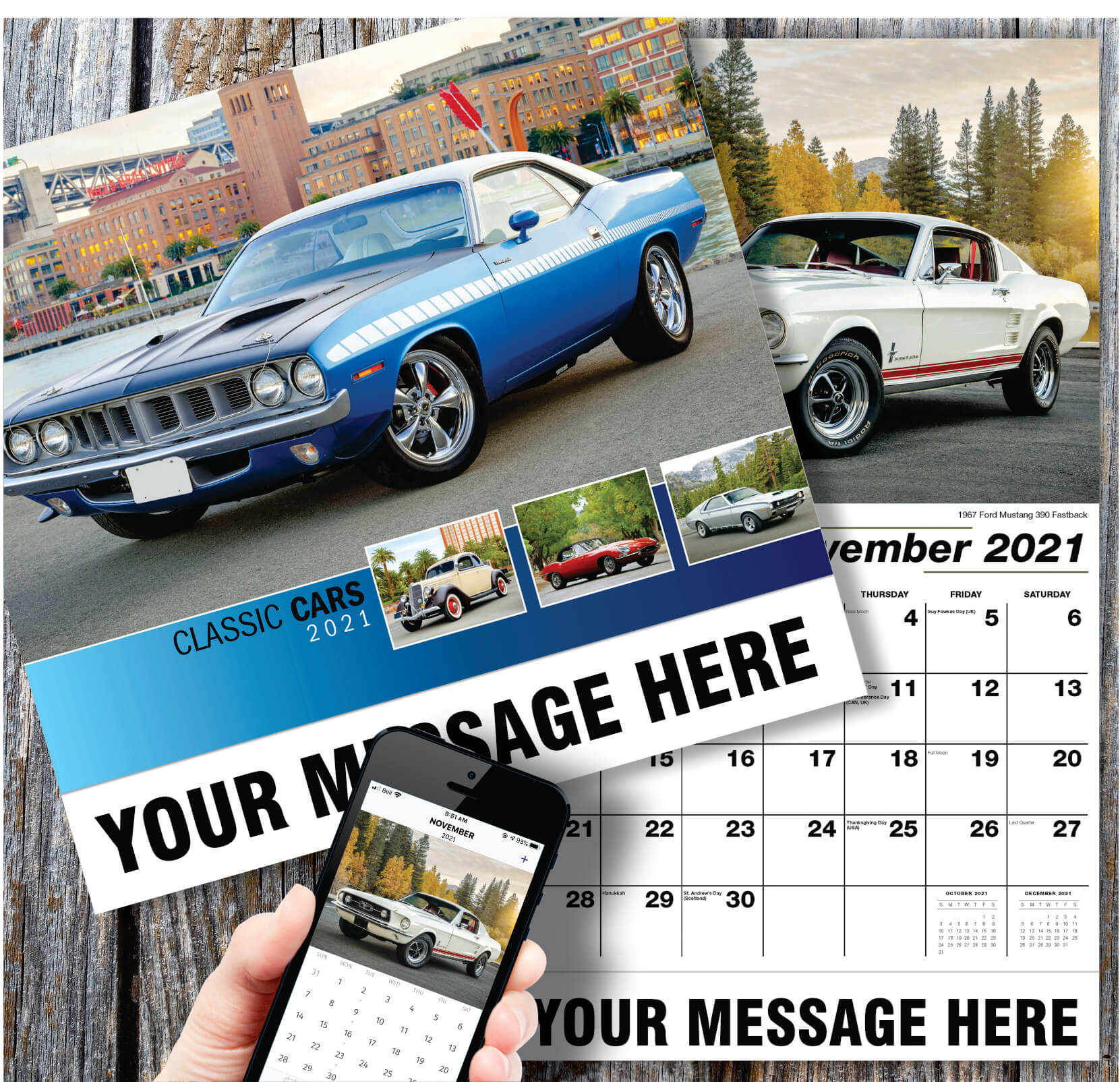 2021 Promotional Calendar | Classic Car Business Promo Calendars