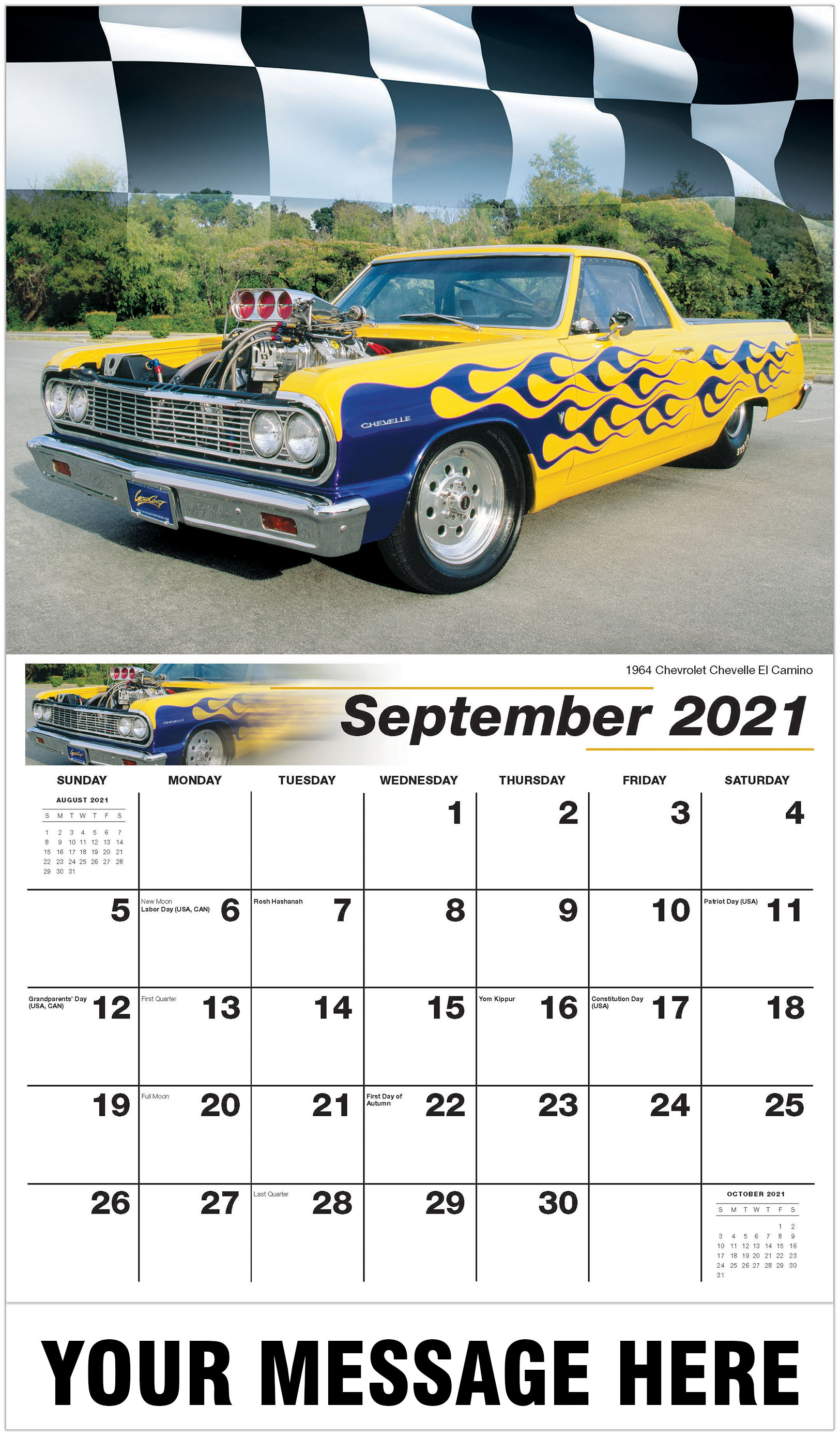 el camino calendar 2021 Hot Rods Muscle Cars Calendar 2021 Business Promo Calendar el camino calendar 2021