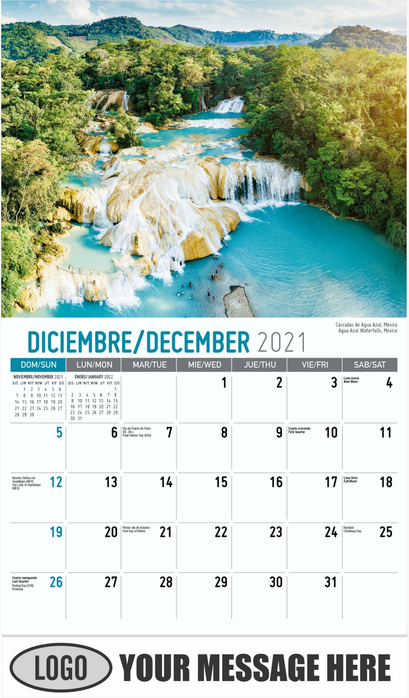 2022 Business Promo Calendar Beauty of Latin America low as 65¢
