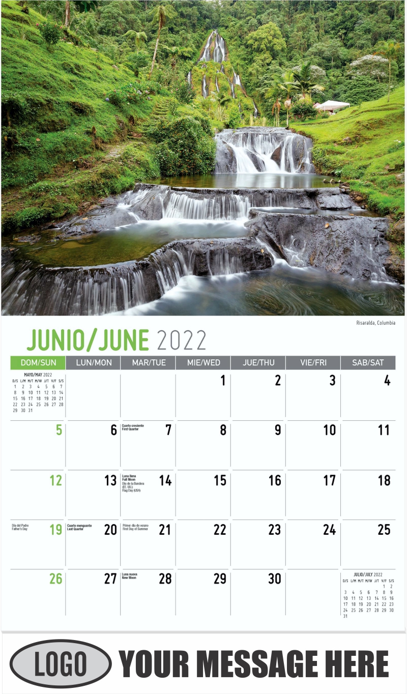 2022 Business Promo Calendar Beauty Of Latin America Low As 65¢