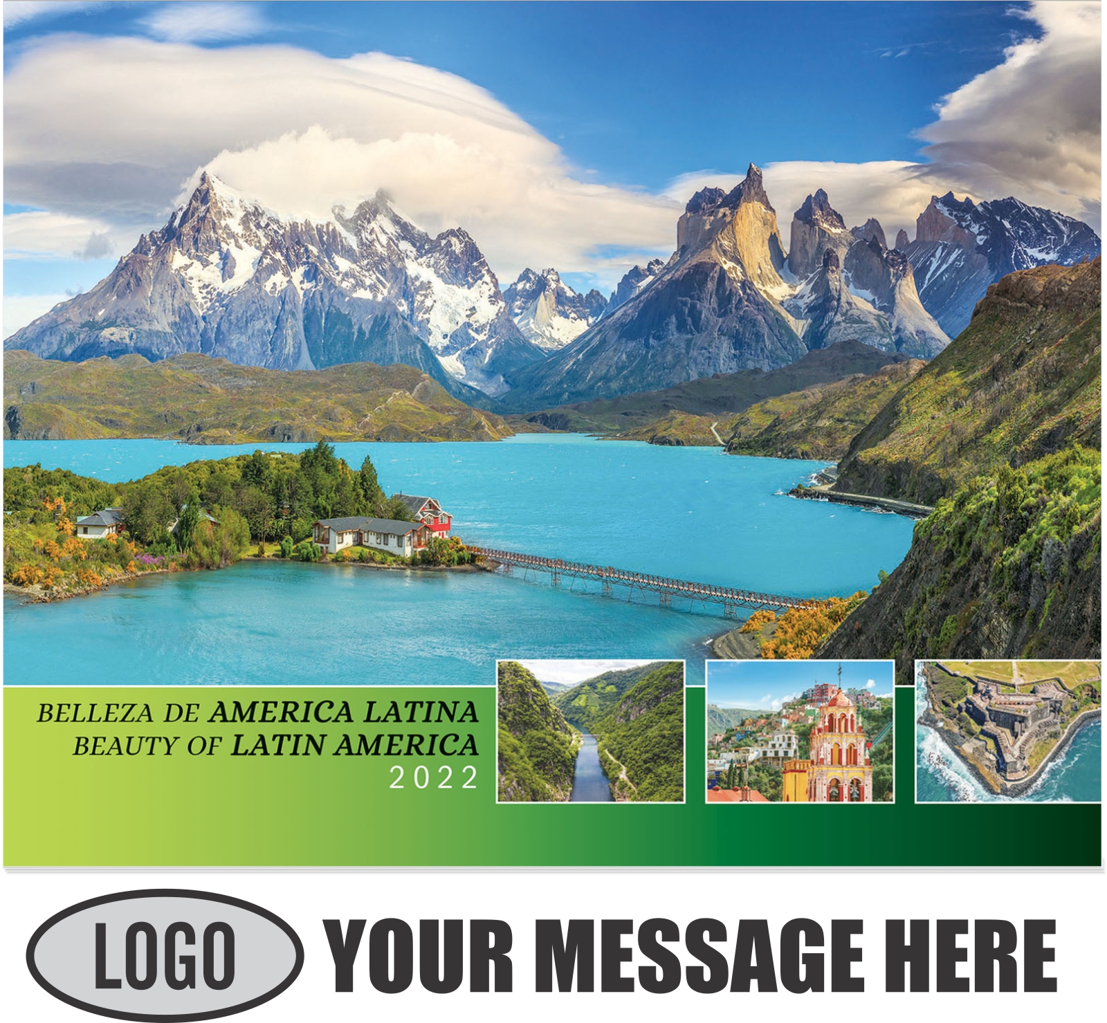 2022 Business Promo Calendar Beauty of Latin America low as 65¢
