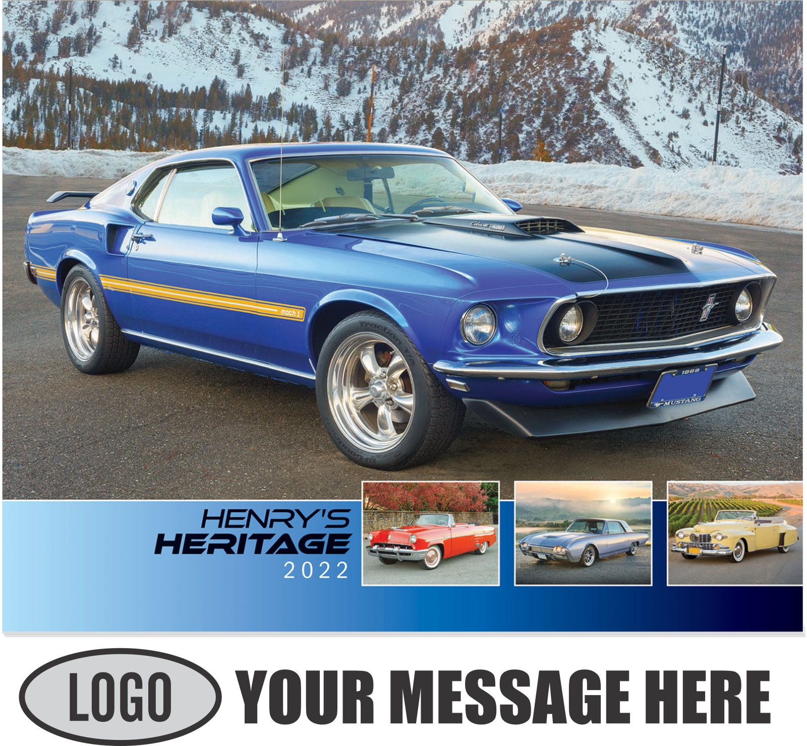 Ford Cars Wall Calendar 2022 Business Promotion low as 65¢