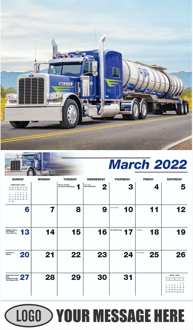2022 Promotional Calendar | Kings Of The Road | Low As 65¢