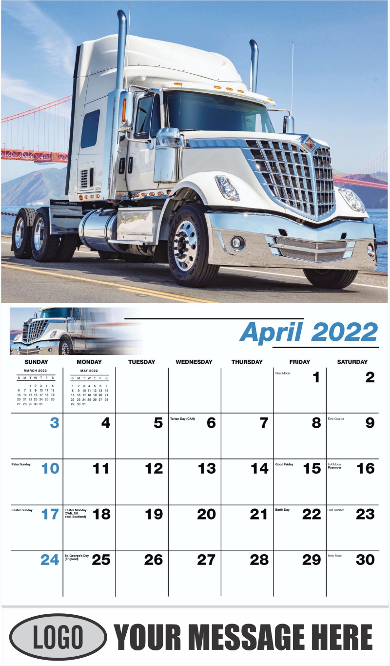 2022 Promotional Calendar | Kings Of The Road | Low As 65¢