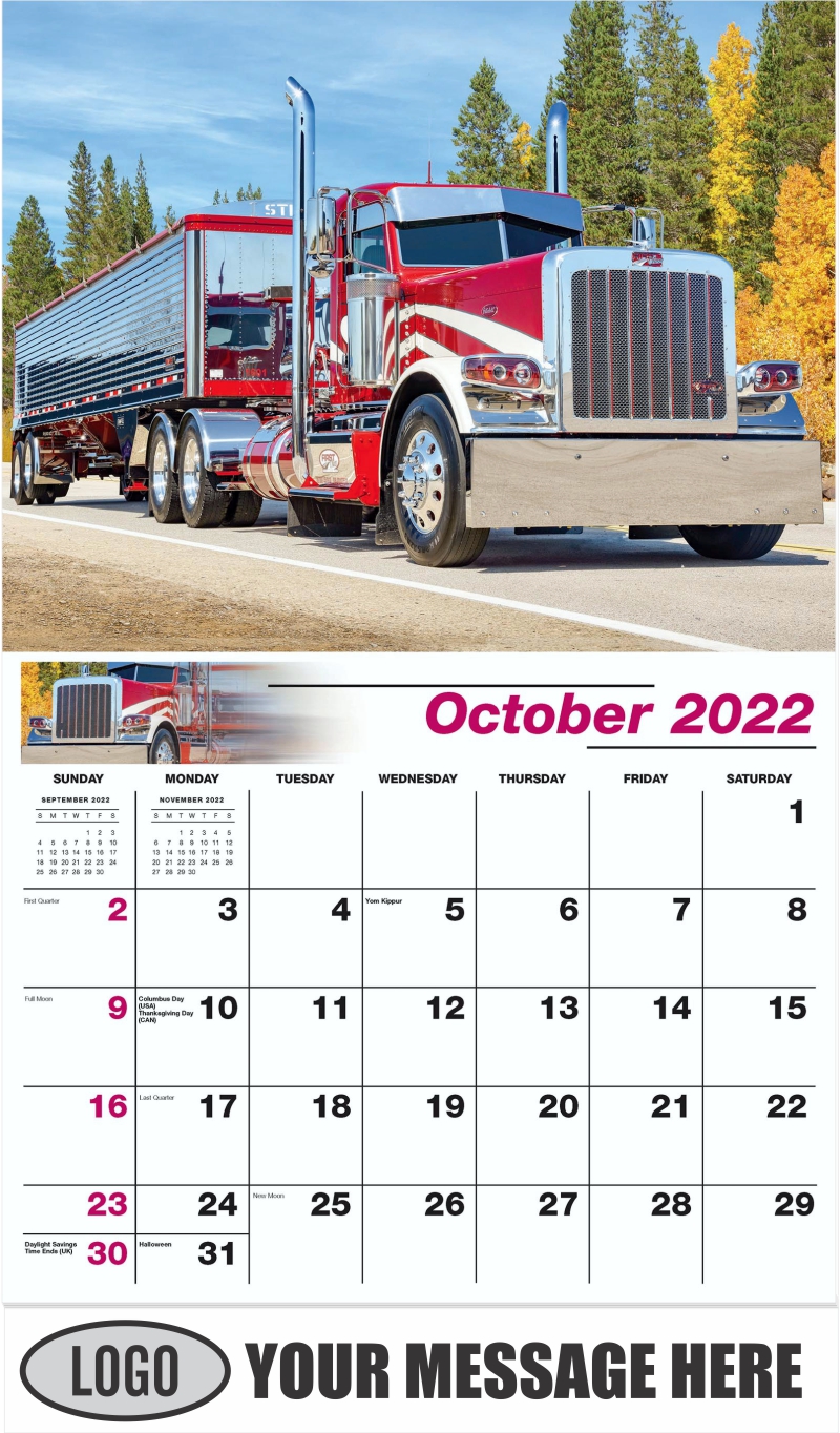 2022 Promotional Calendar | Kings Of The Road | Low As 65¢