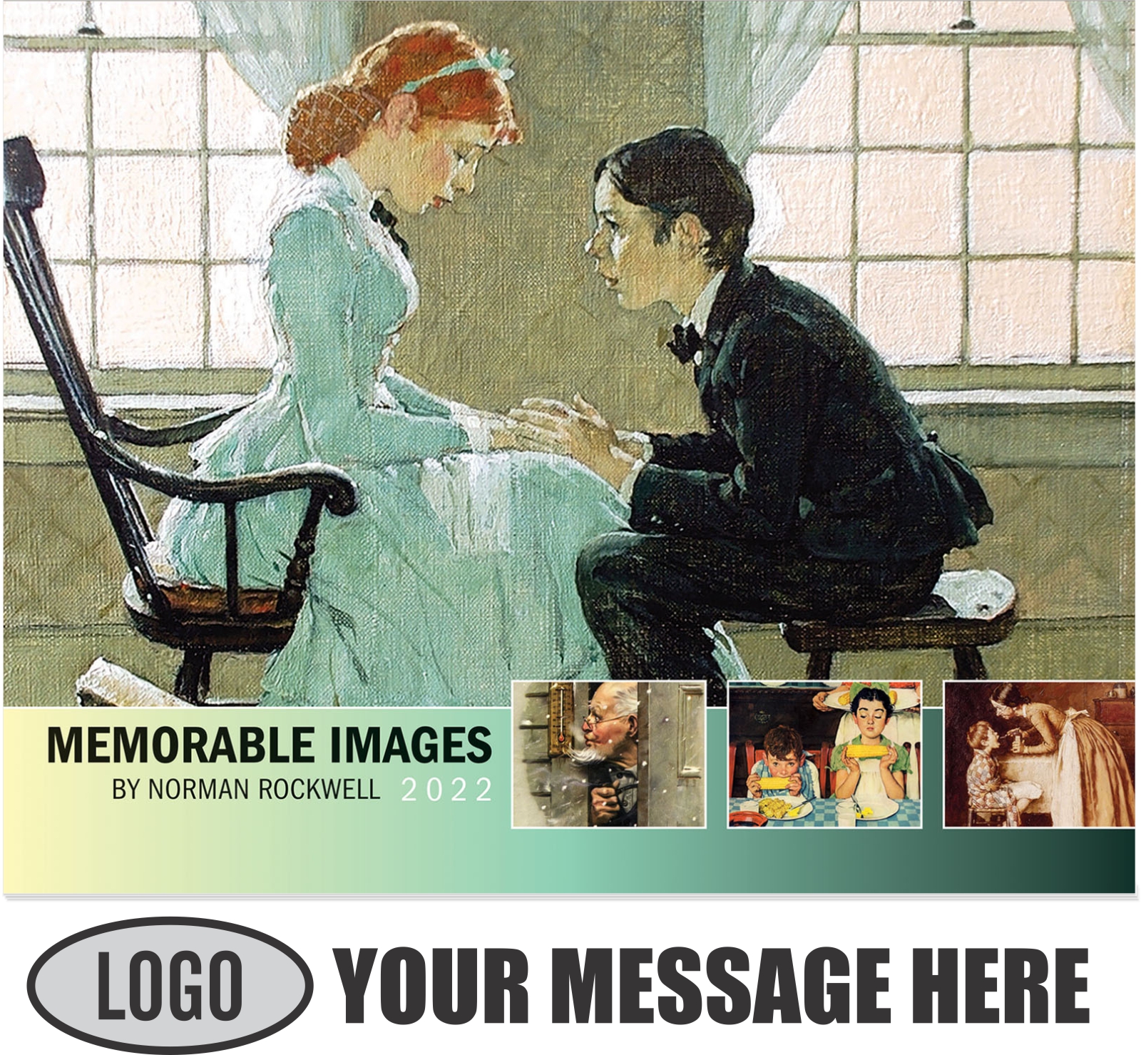 Norman Rockwell Art 2022 Business Promotion Calendar low as 65¢