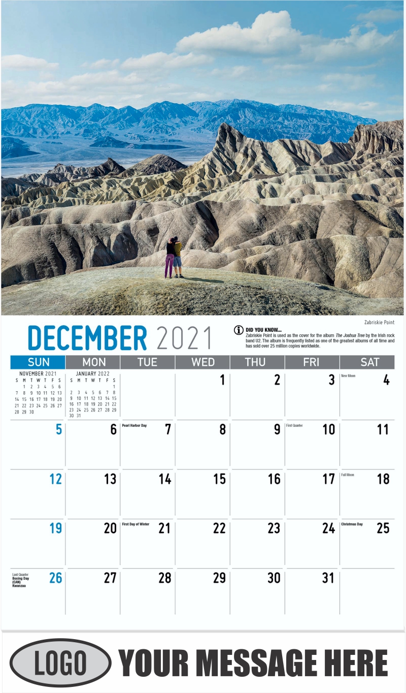 2022 Promotional Calendar California Scenic Low As 65¢