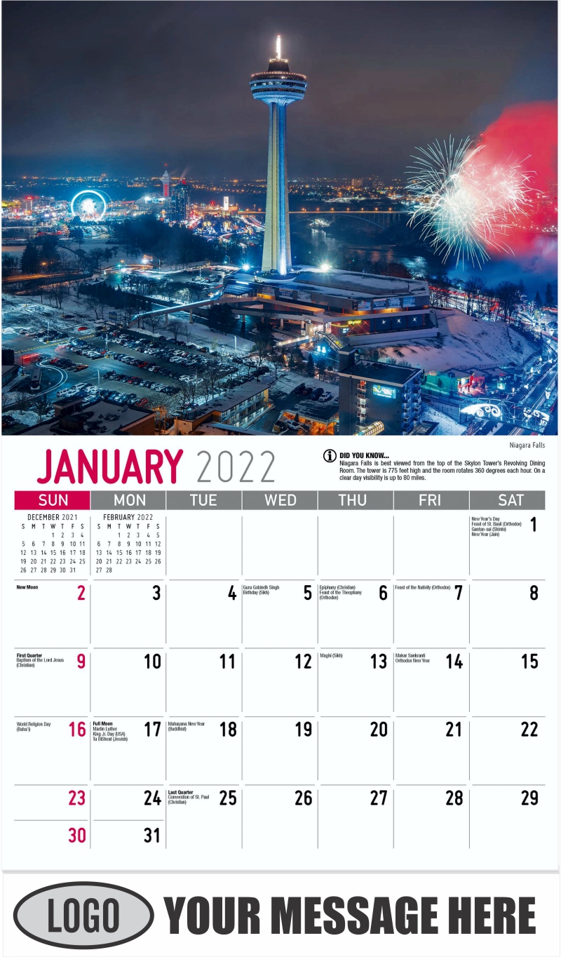 2022 Business Promotional Calendar Scenes Of Ontario Low As 65