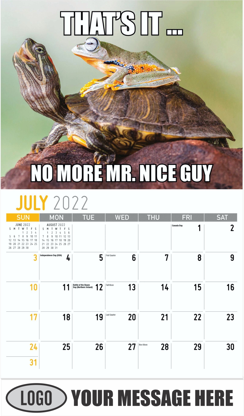 2022 Promotional Advertising Calendar The Memeing of Life low as 65¢
