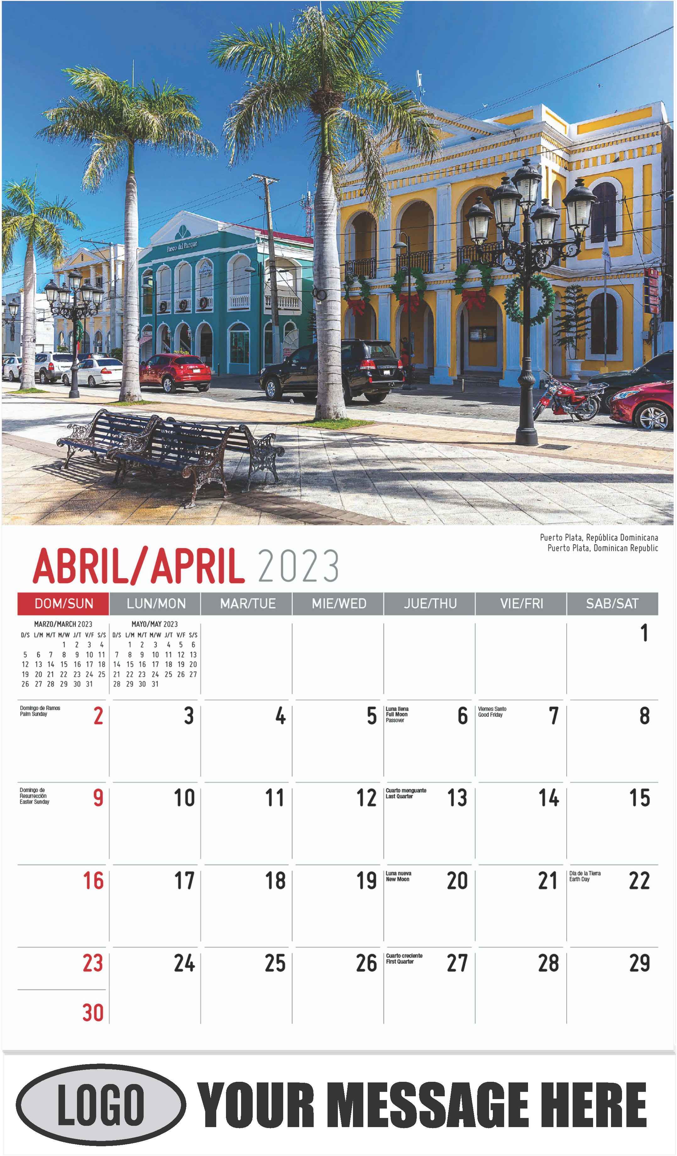 Puerto Plata, Dominican Republic - April - Beauty of Latin America 2023 Promotional Calendar