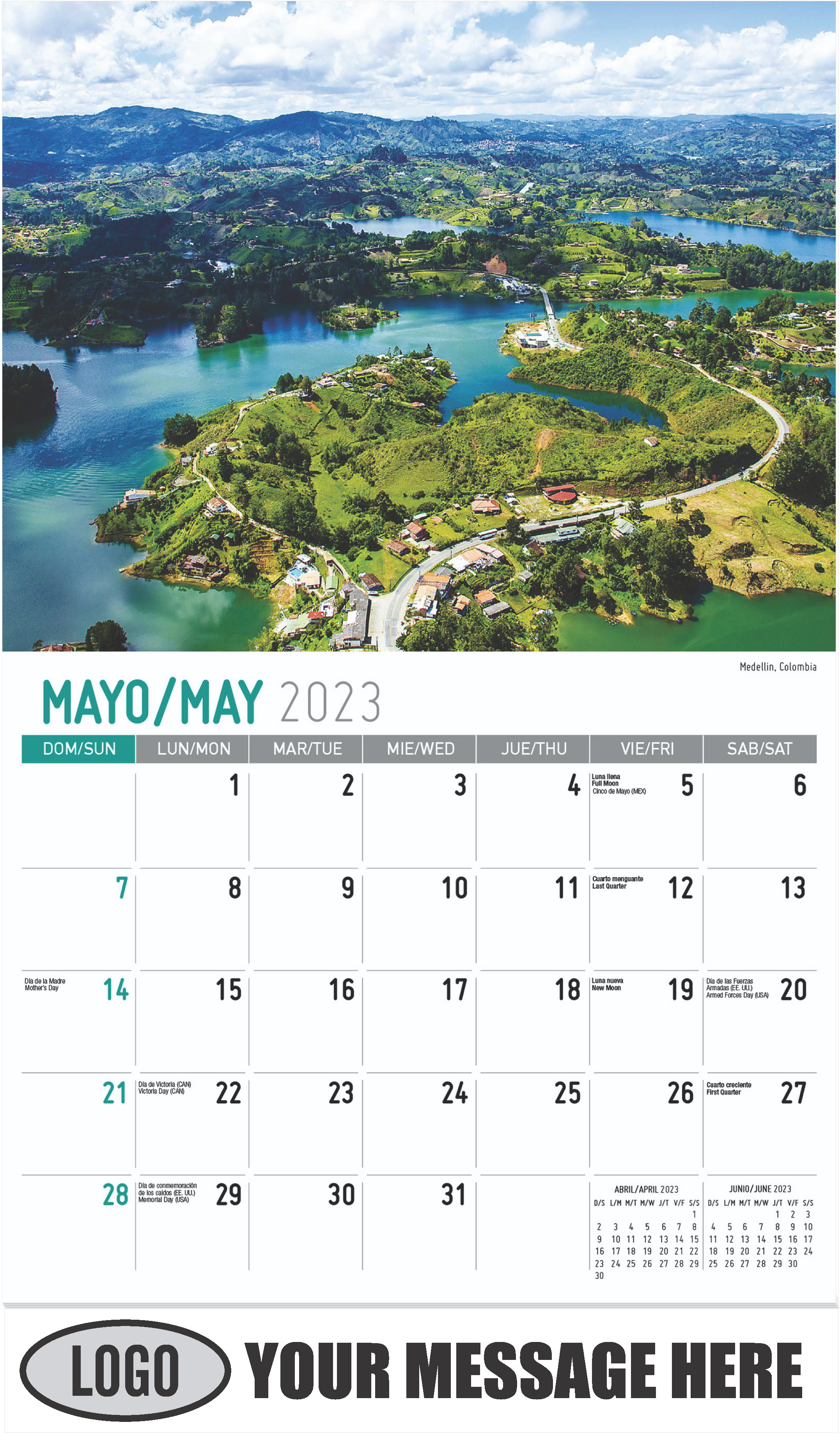 Old San Juan, Puerto Rico - May - Beauty of Latin America 2023 Promotional Calendar