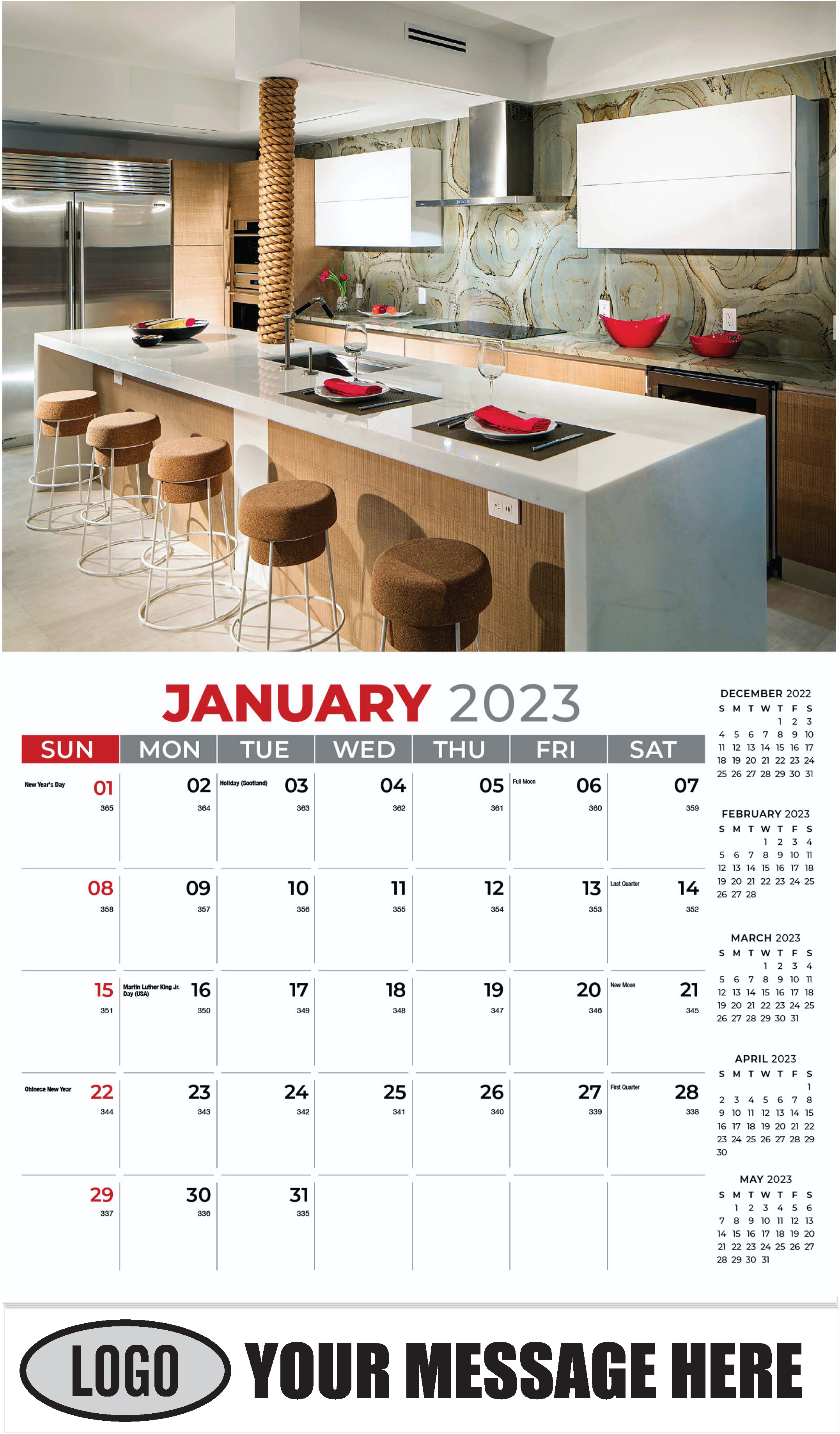 January - Décor & Design 2023 Promotional Calendar