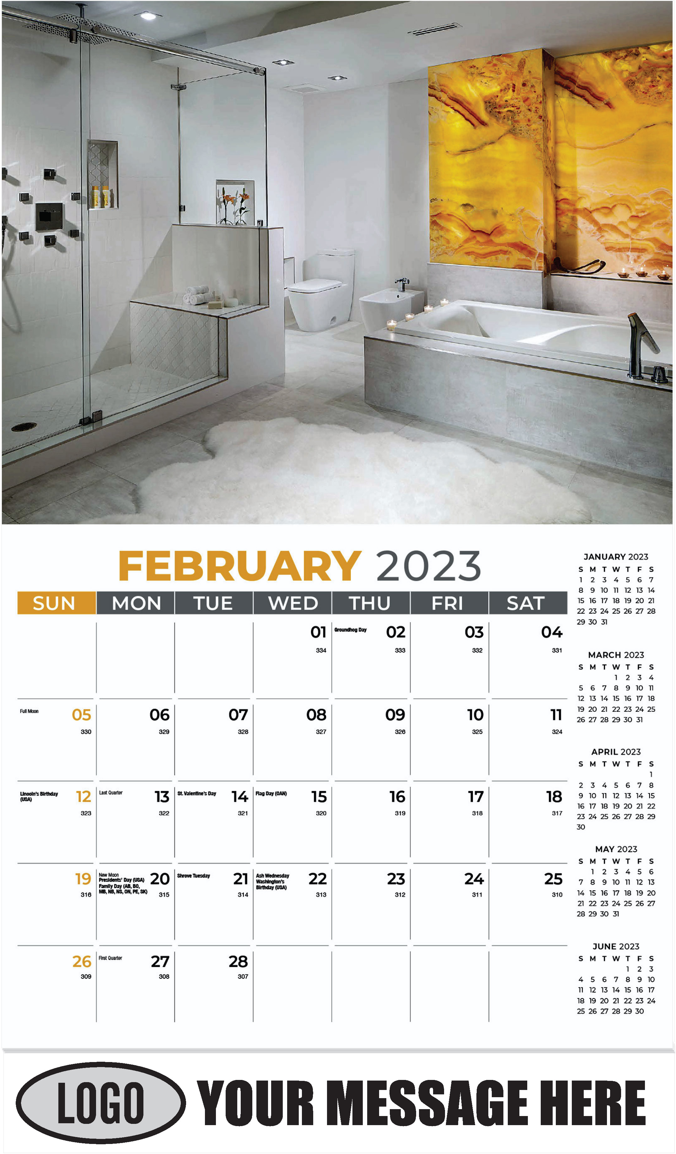 February - Décor & Design 2023 Promotional Calendar