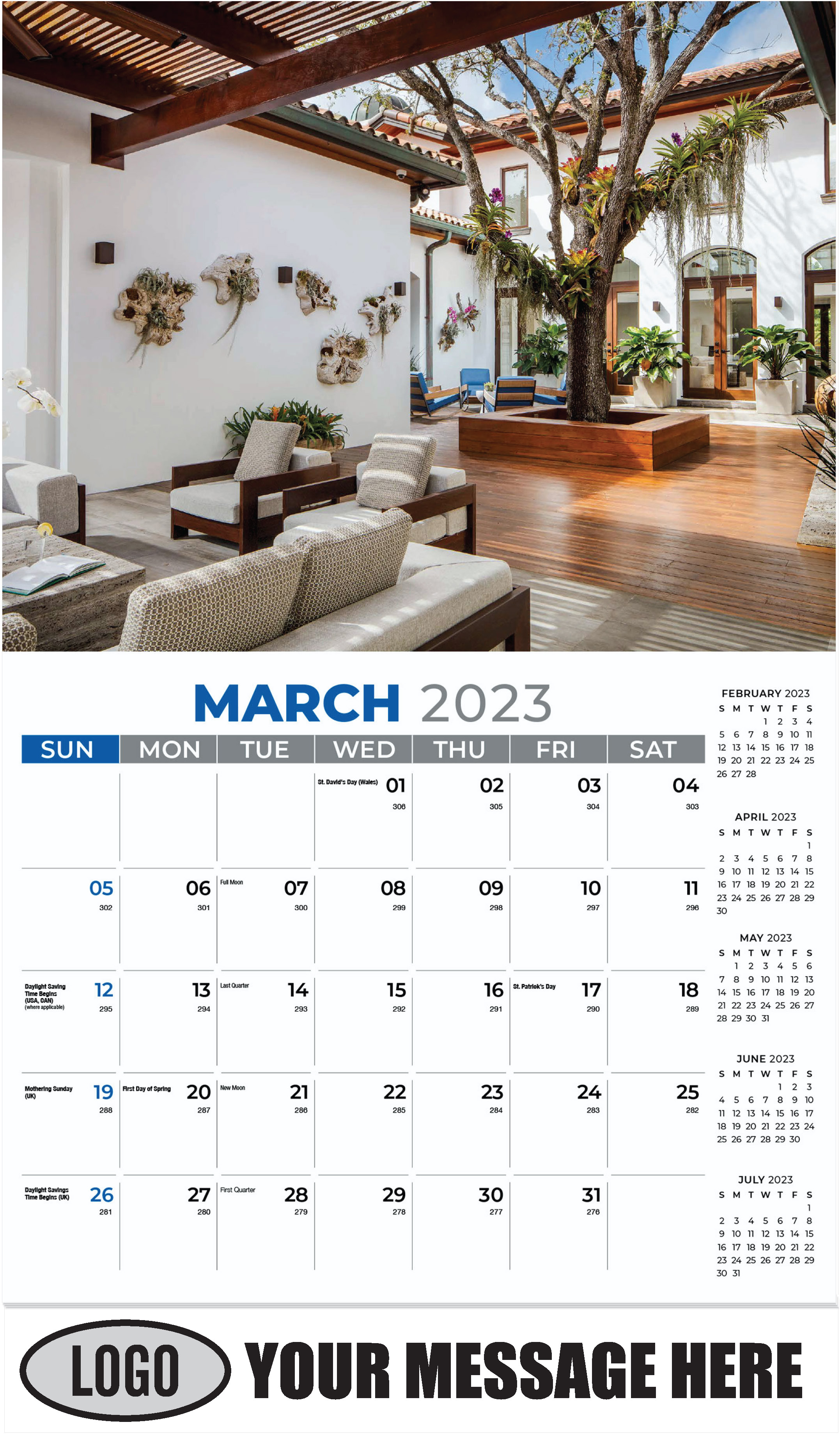 March - Décor & Design 2023 Promotional Calendar