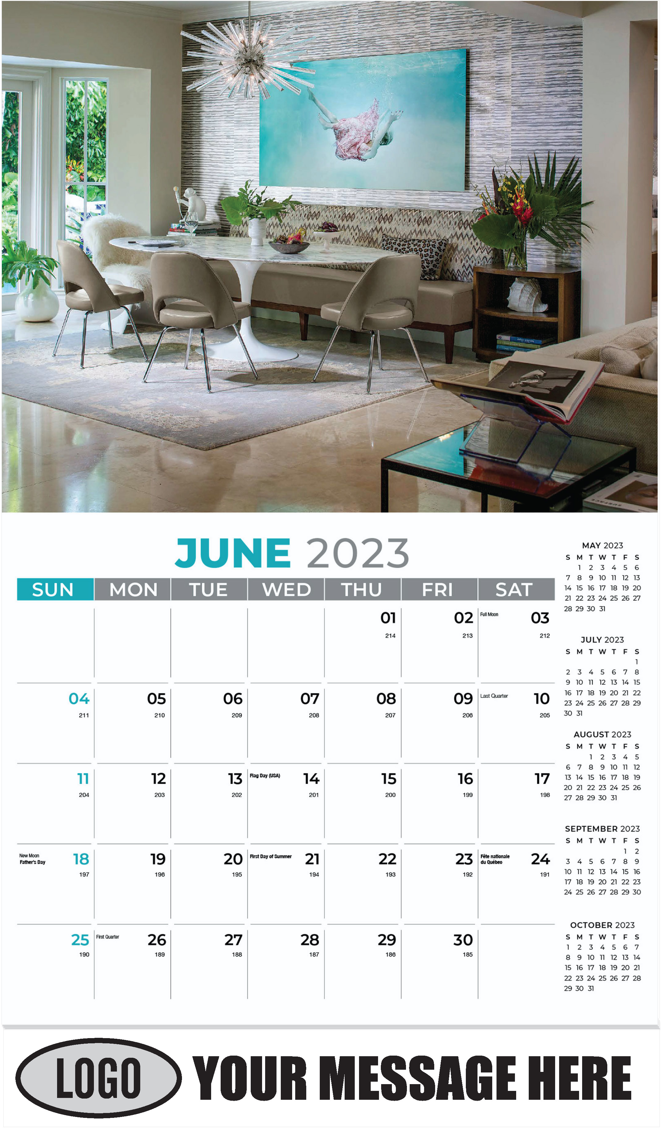 June - Décor & Design 2023 Promotional Calendar