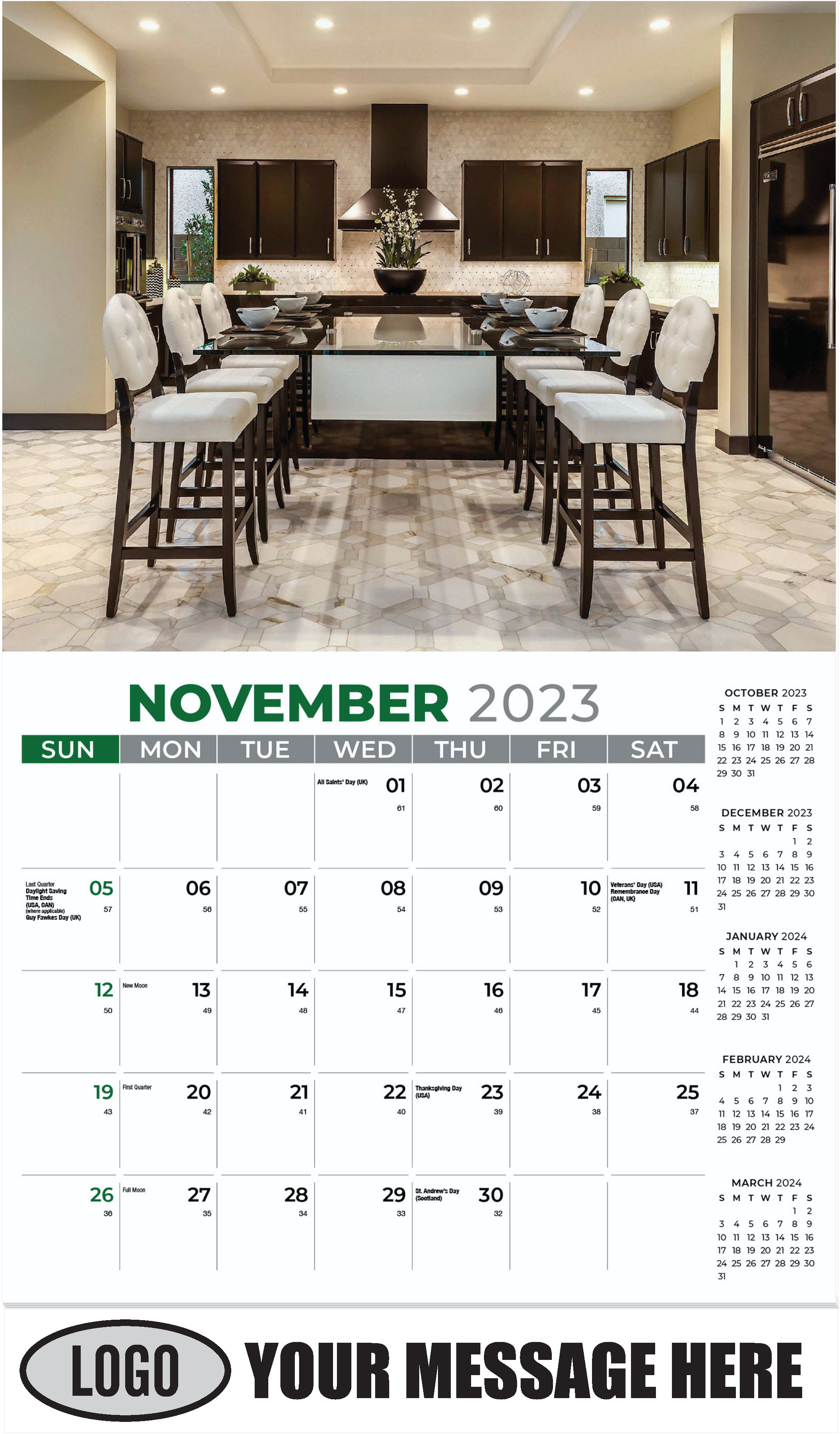 November - Décor & Design 2023 Promotional Calendar