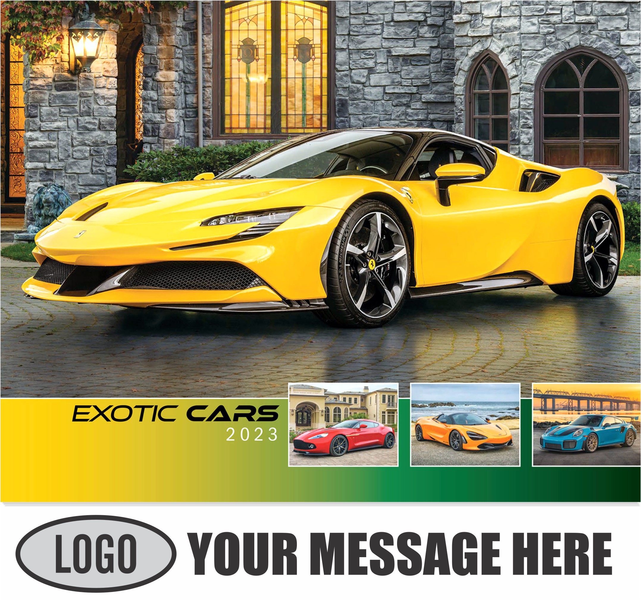 2023 Business Promotional Calendars | Exotic Cars | low as 65¢