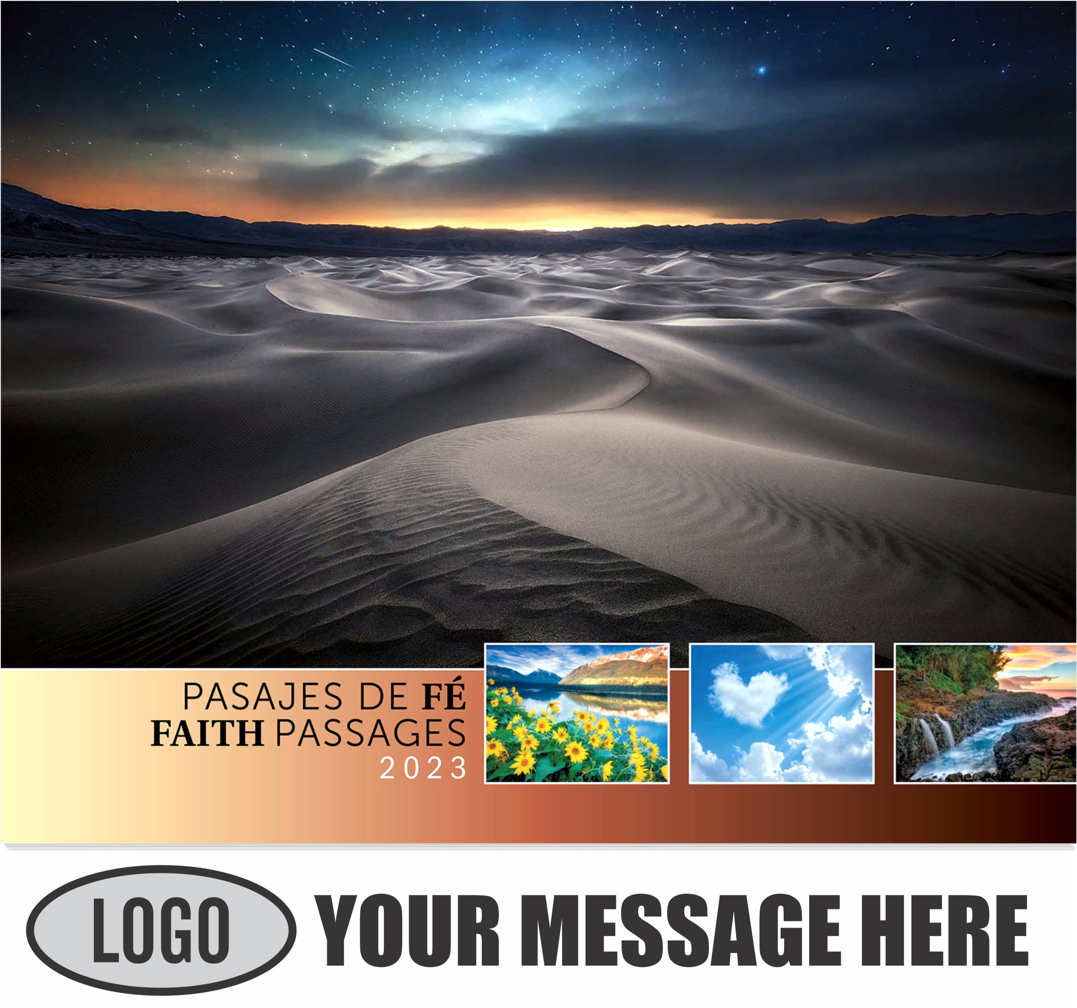 2023 Faith-Passages-Eng-Sp Promotional Calendar