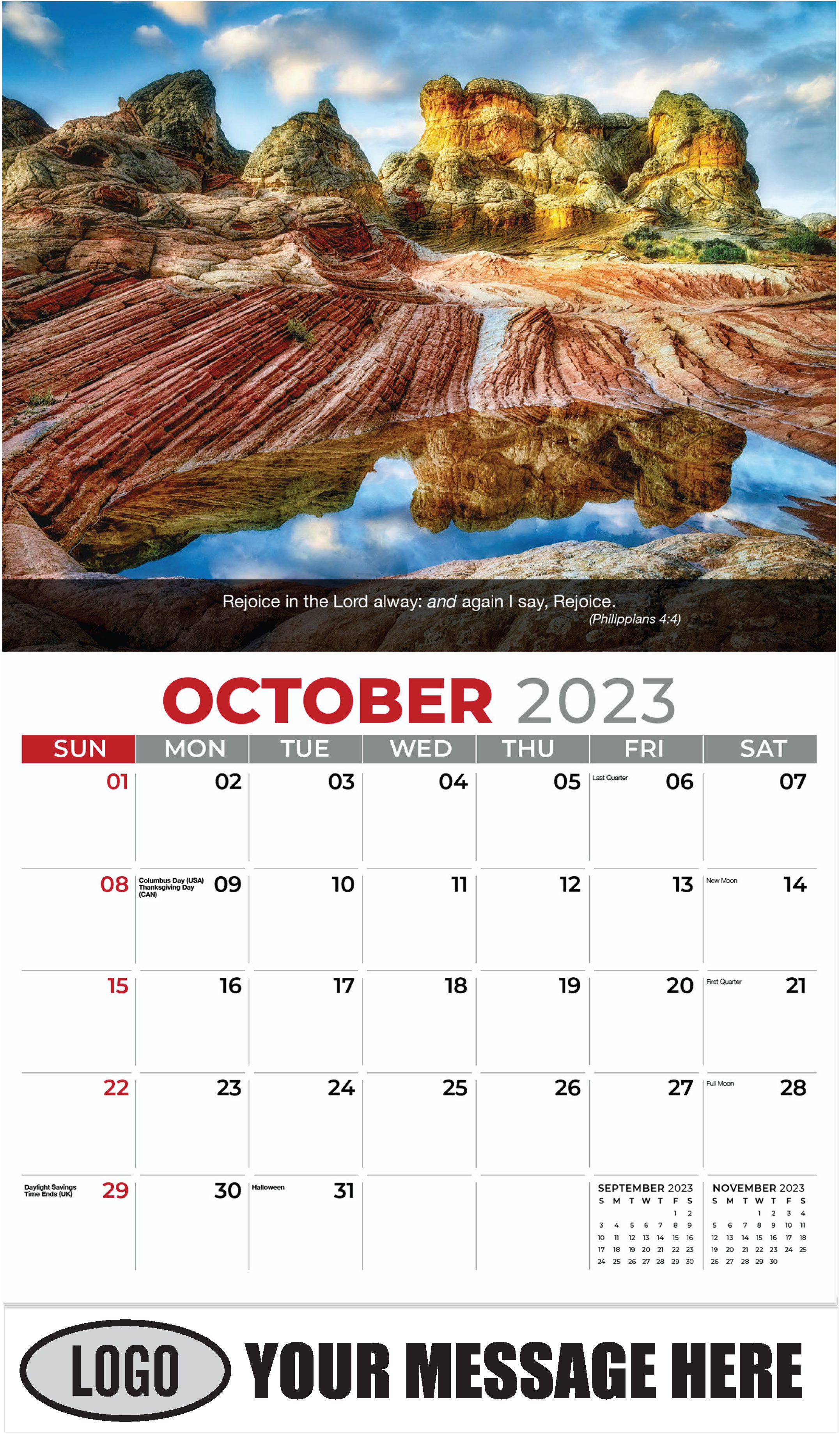 Colourful Rocks - October - Faith Passages 2023 Promotional Calendar