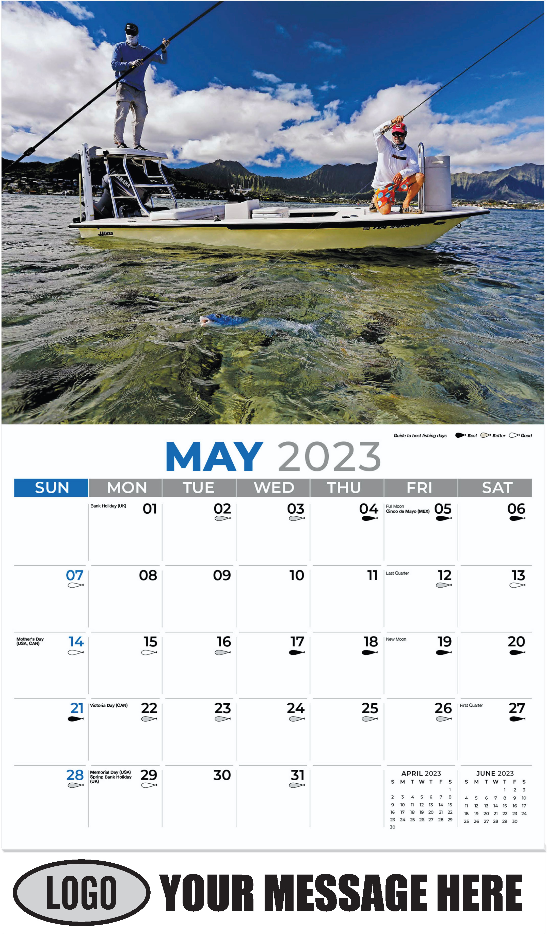 May - Fishing & Hunting 2023 Promotional Calendar