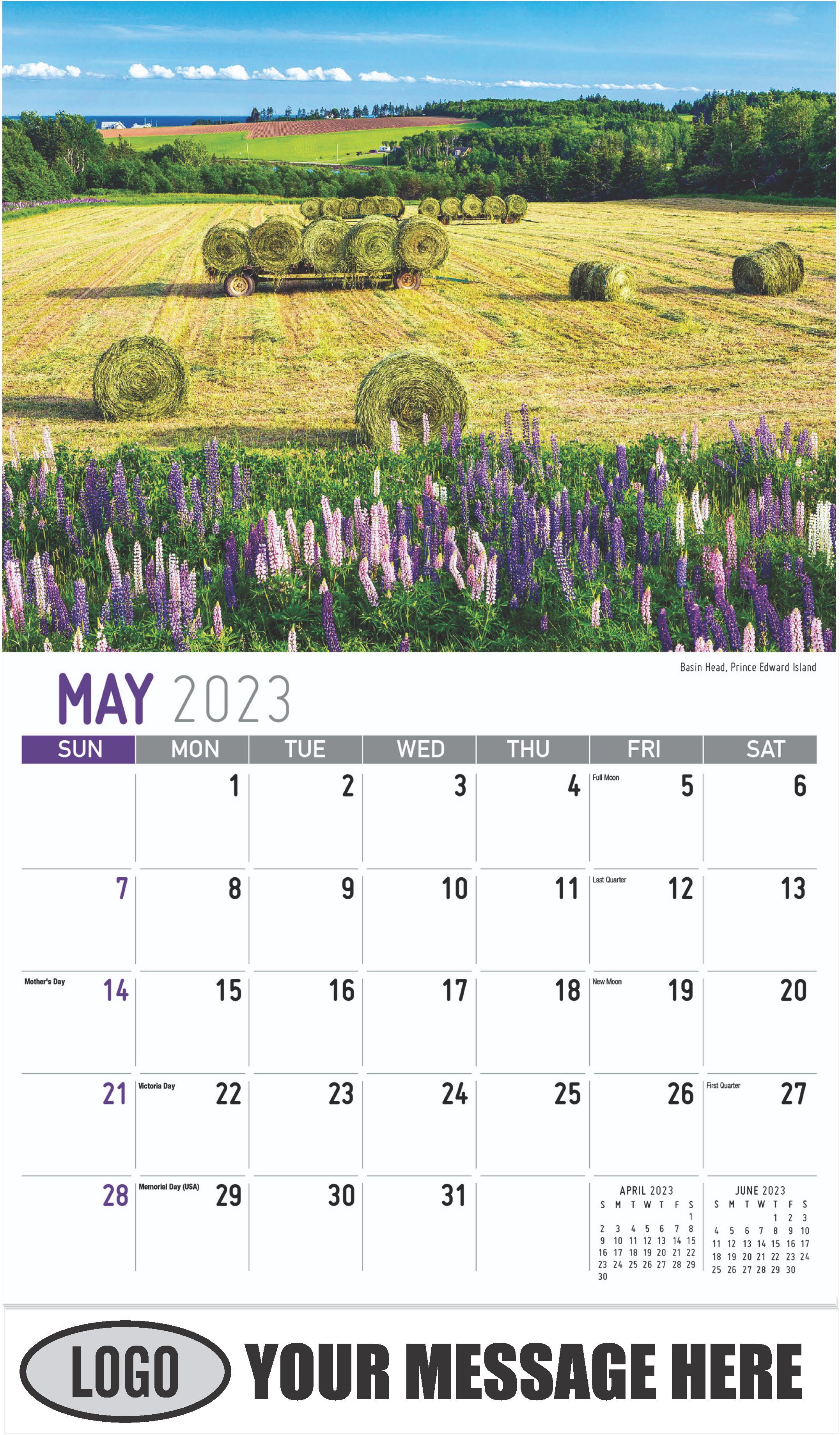 Basin Head, Prince Edward Island - May - Atlantic Canada 2023 Promotional Calendar