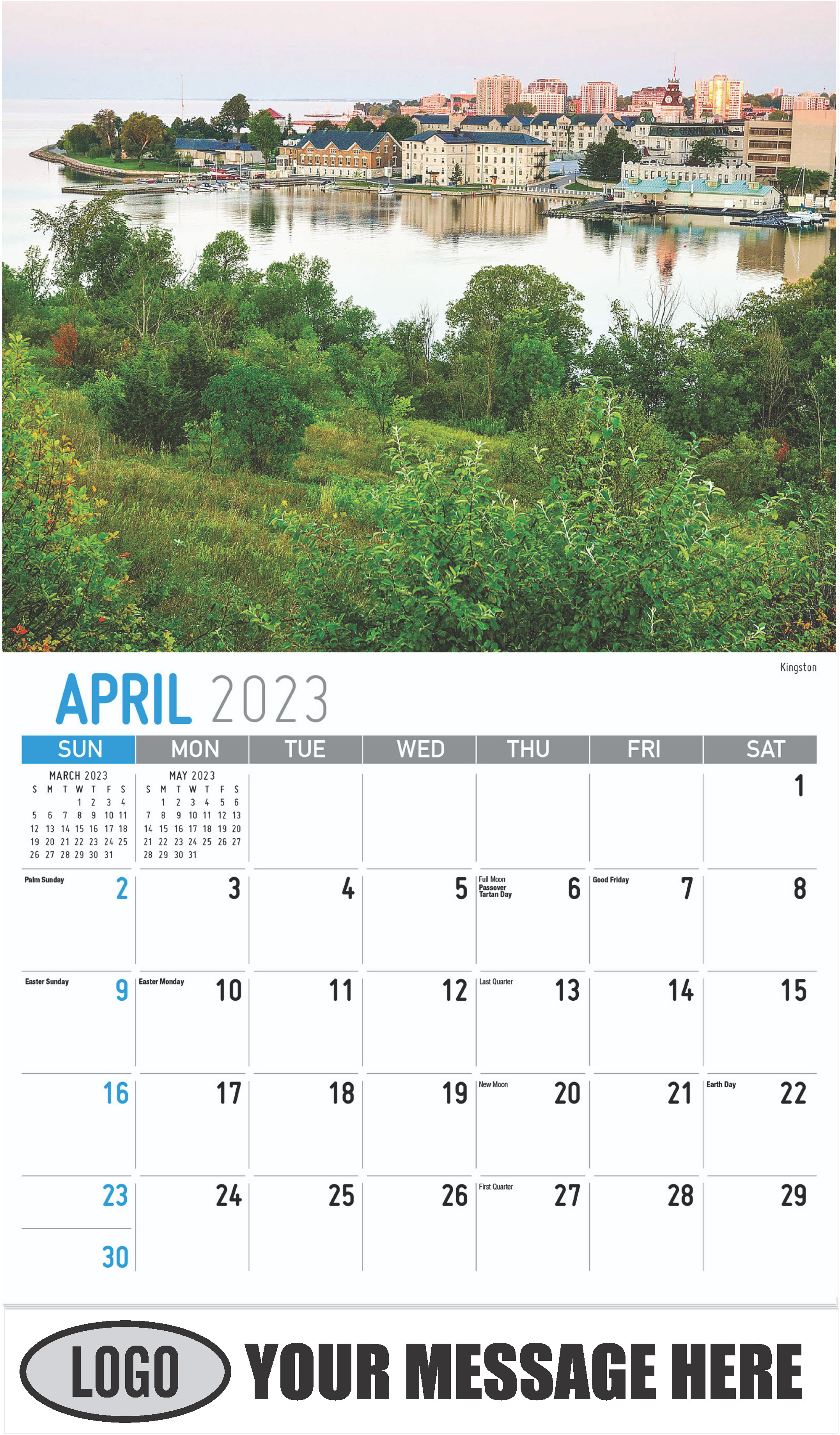 Kingston - April - Scenes of Ontario 2023 Promotional Calendar