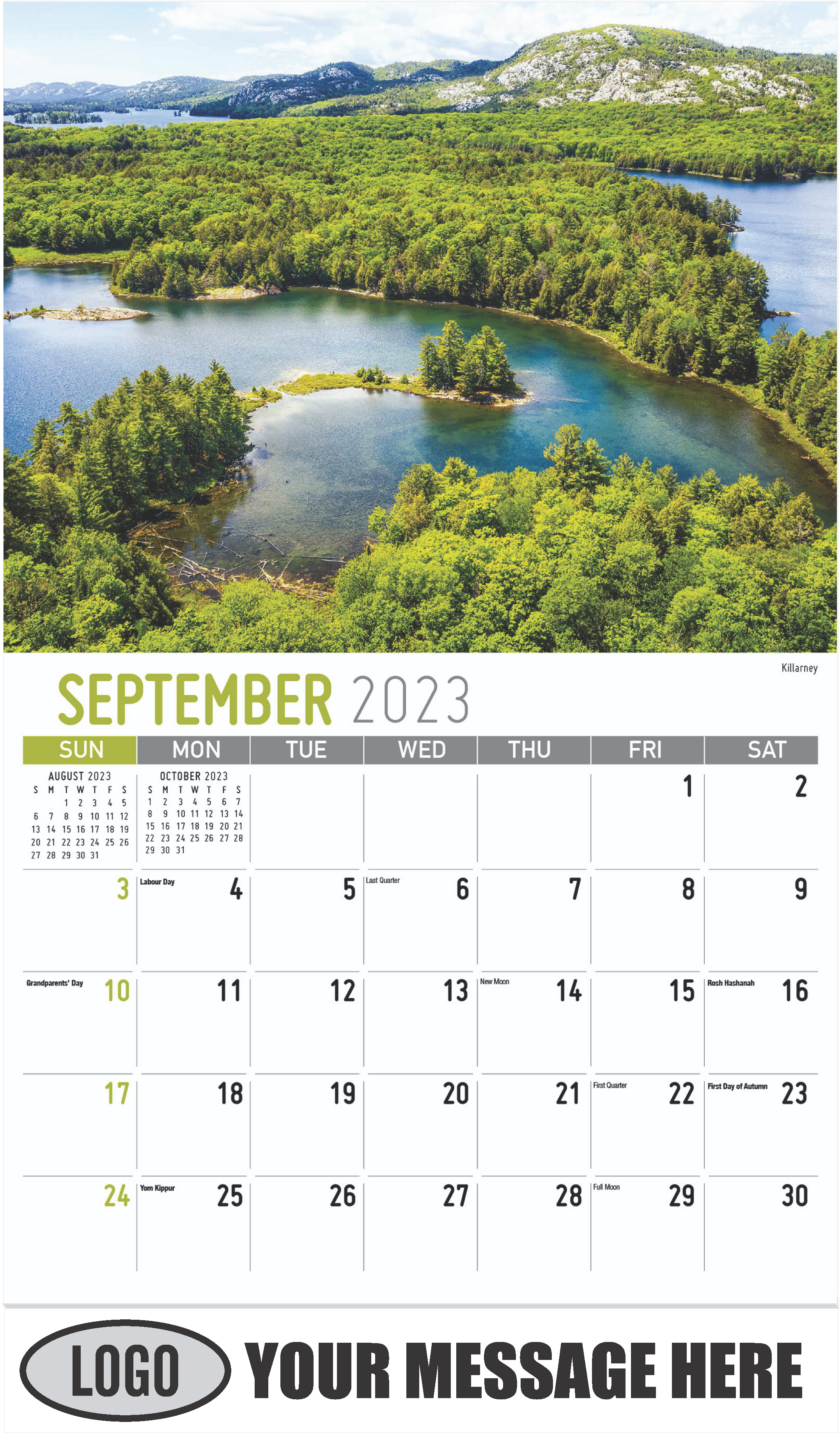Killarney - September - Scenes of Ontario 2023 Promotional Calendar