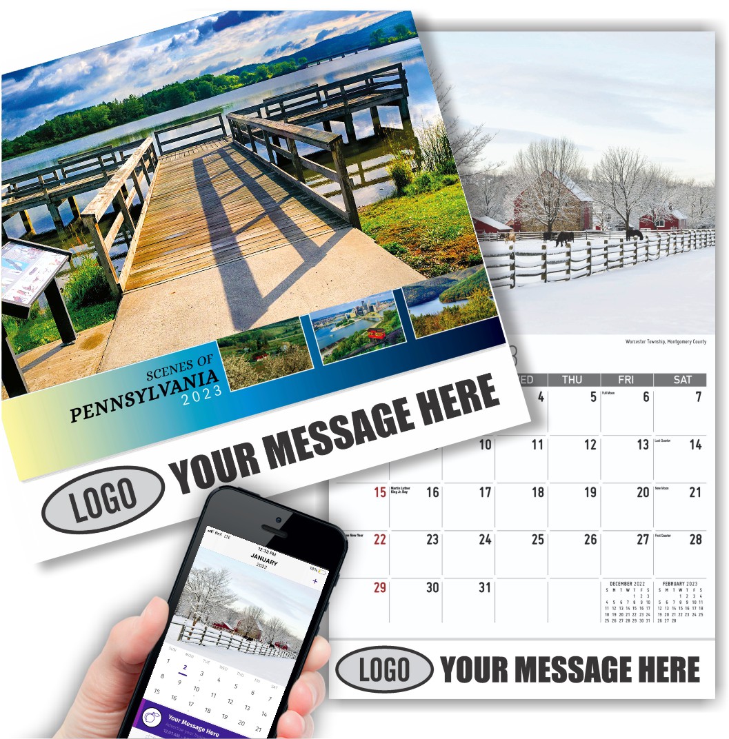 2023 Scenes of Pennsylvania Calendar | low as 65¢ Business Advertising