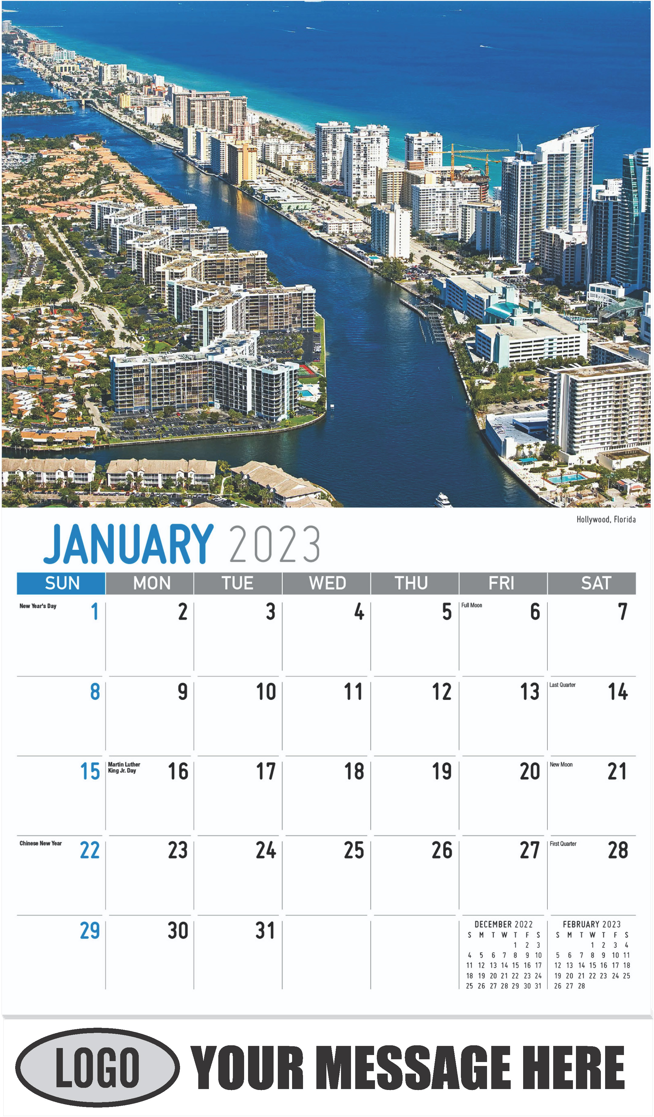 Fort Lauderdale, Florida
(up for debate) - January - Scenes of Southeast USA 2023 Promotional Calendar