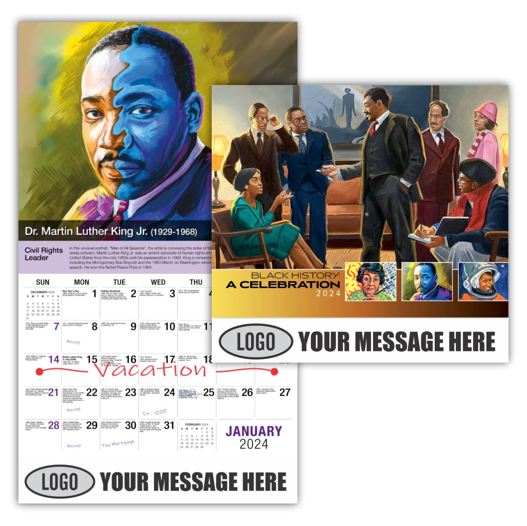 Black History 2024 Business Advertising calendar