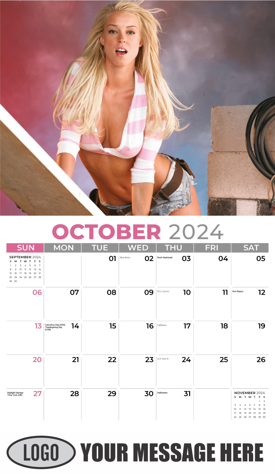 Building Bades 2024 Business Promotional Calendar - October