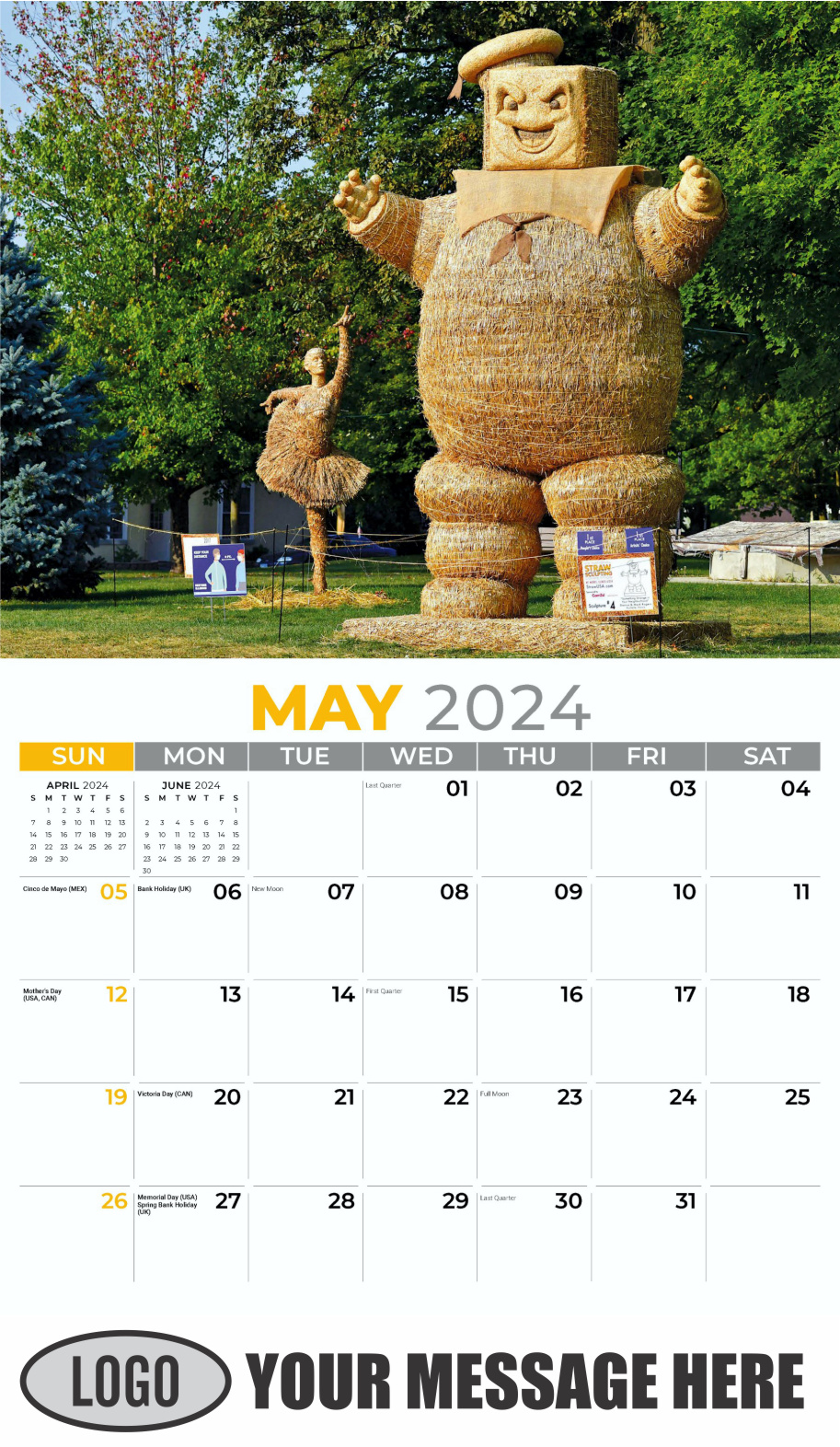Country Spirit 2024 Business Advertising Calendar - May