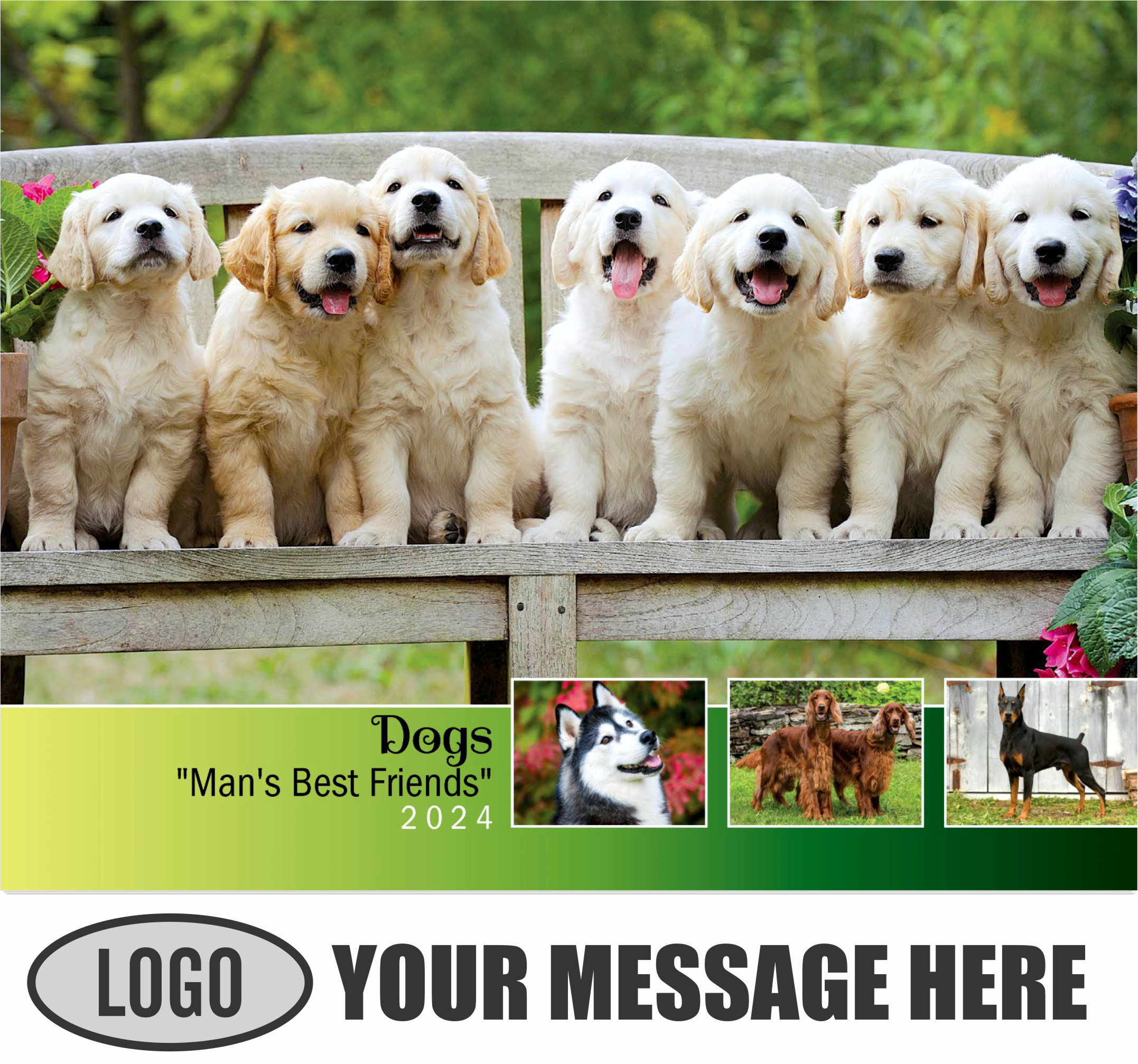 Dogs 2024 Vets and Pets Business Promotion Calendar - cover