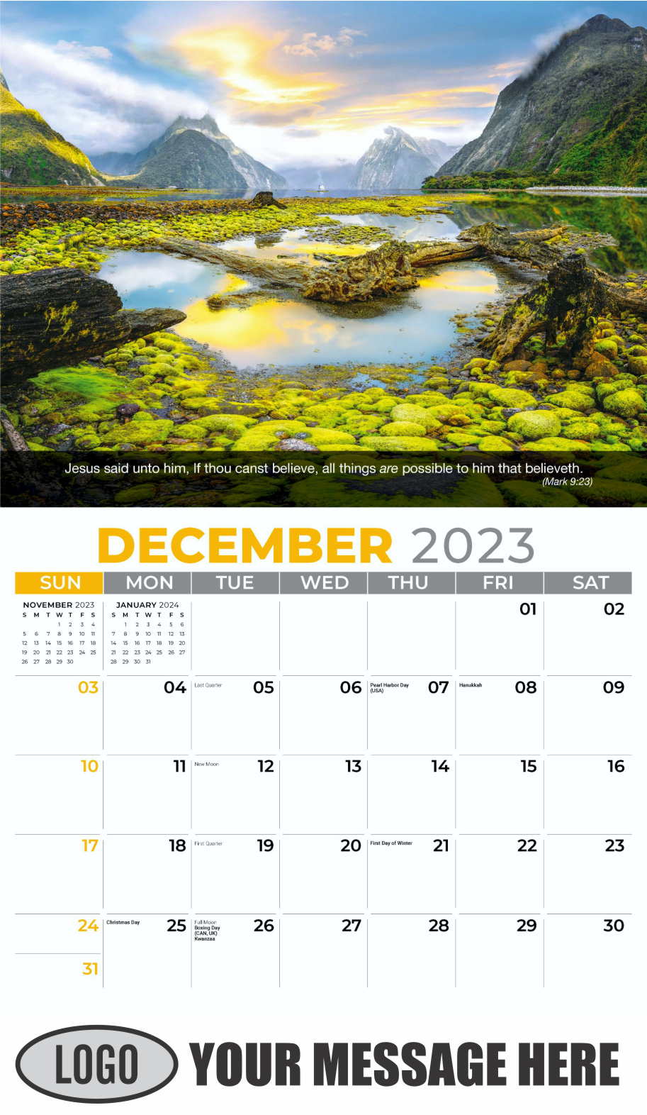 Faith Passages 2024 Christian Business Advertising Calendar - December_a