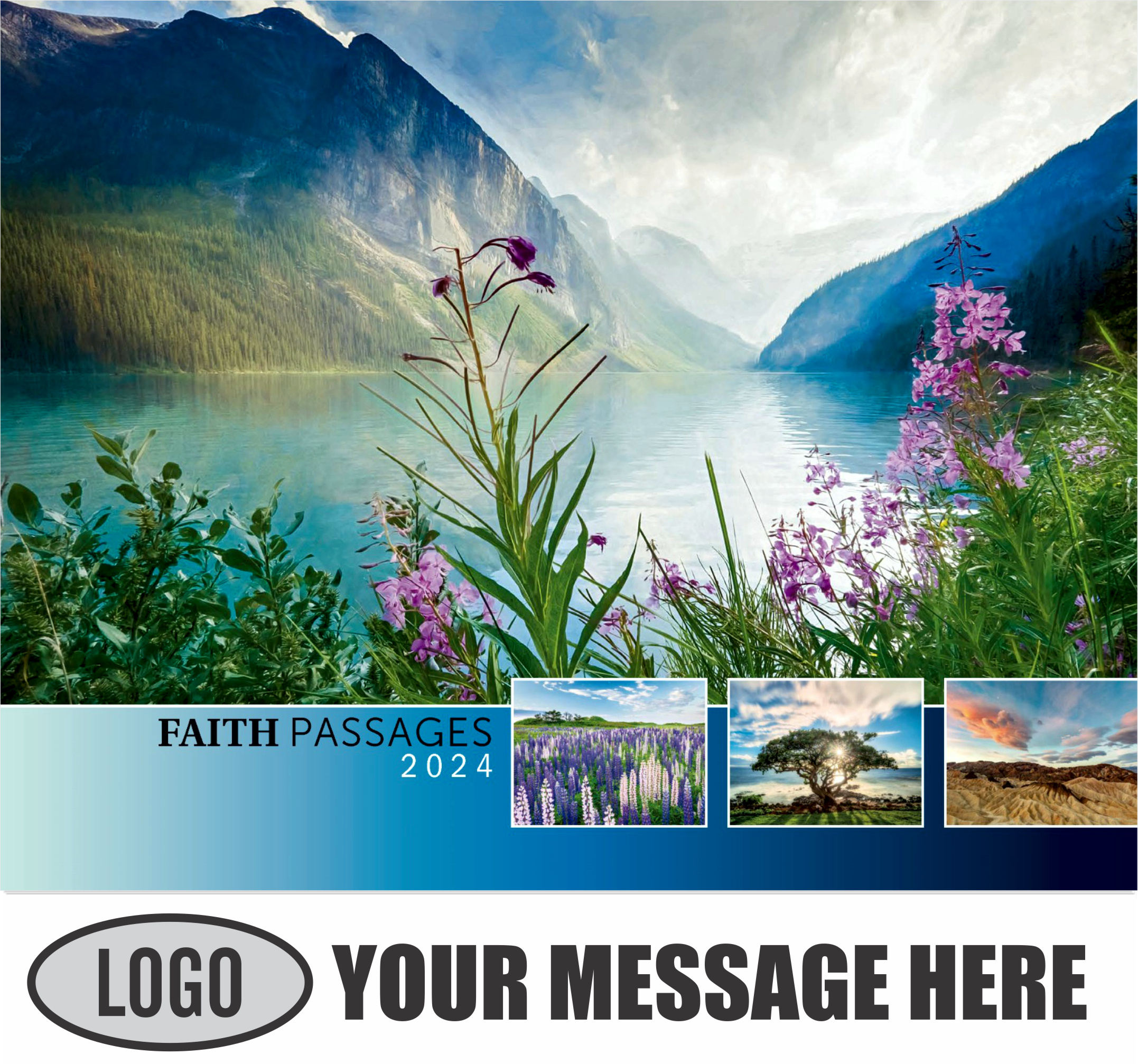 Faith Passages 2024 Christian Business Advertising Calendar - cover