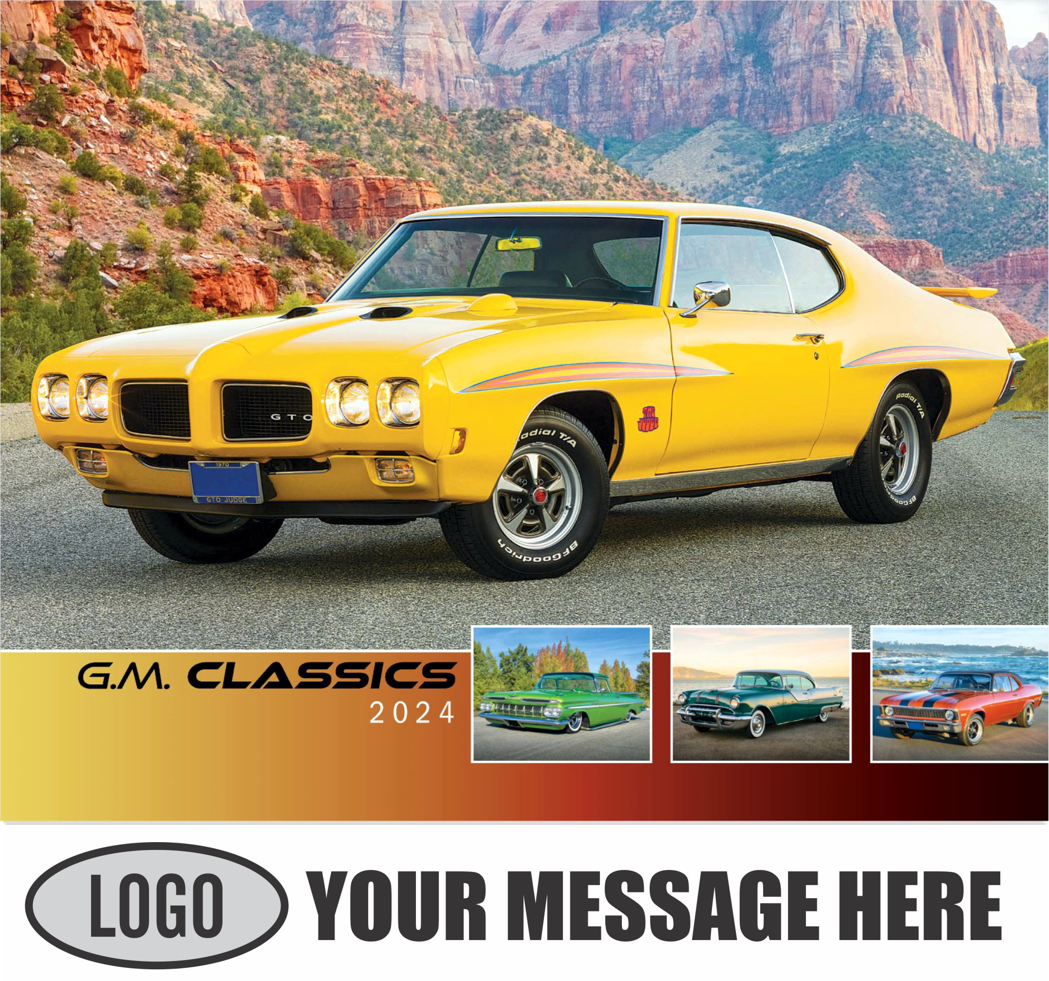 GM Classics 2024 Automotive Business Advertising Calendar - cover