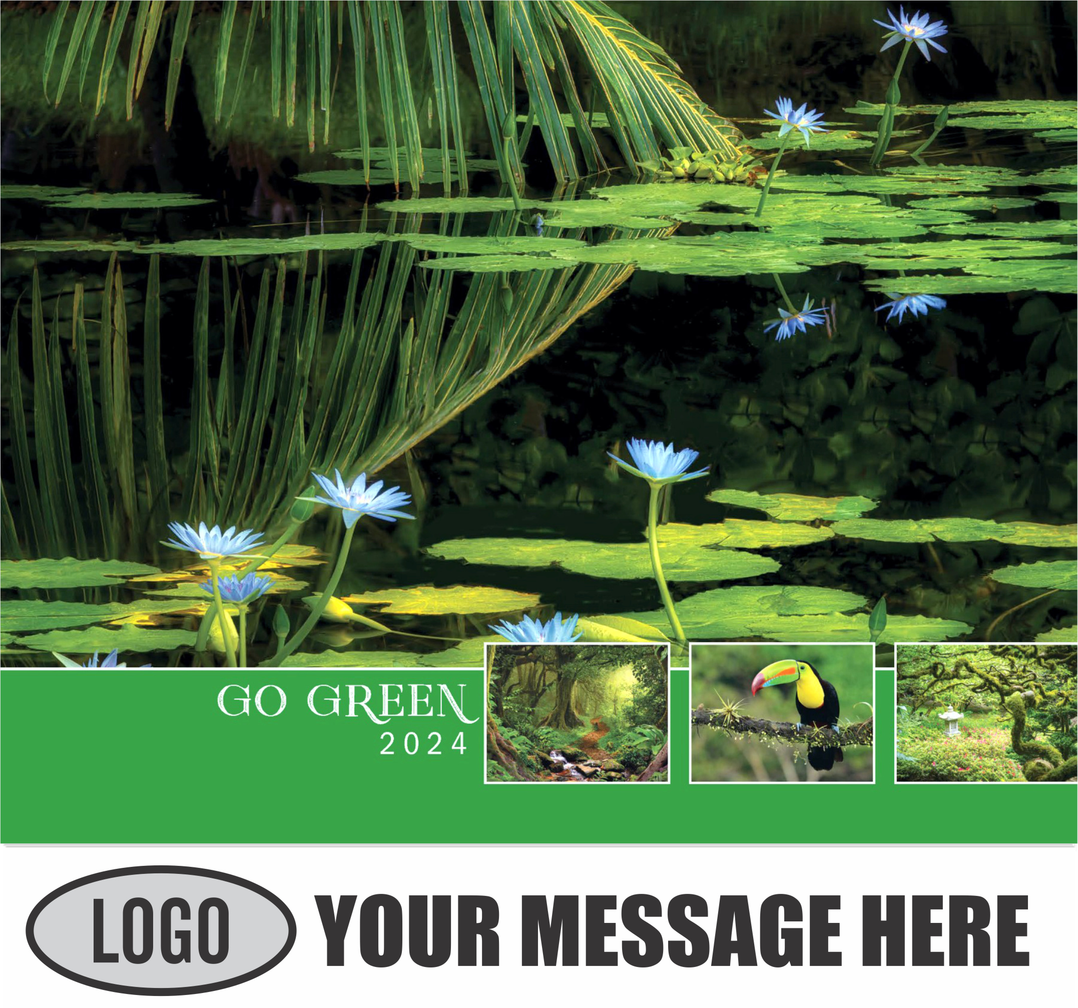 Go Green 2024 Business Promotion Calendar - cover