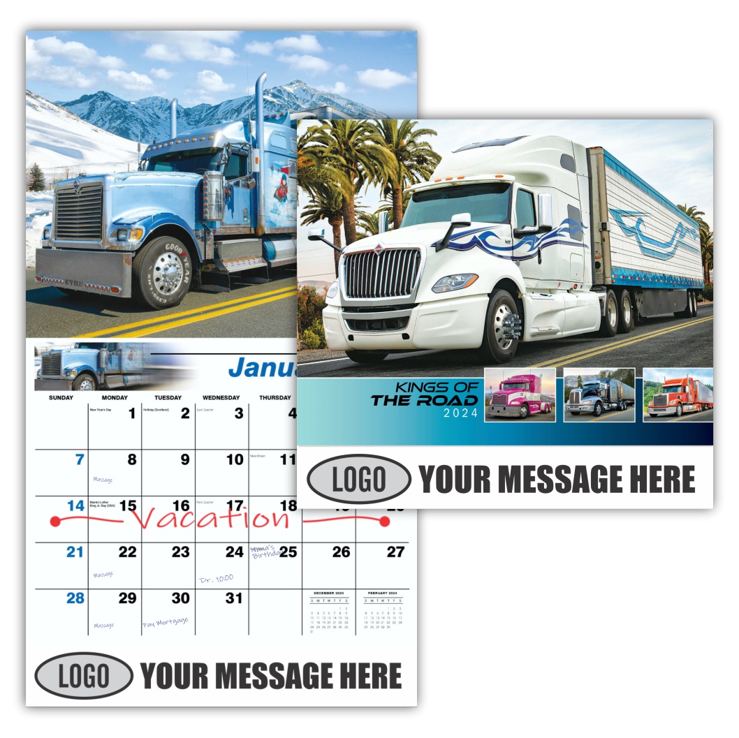 Kings of the Road 2024 Automotive Business Promotional calendar
