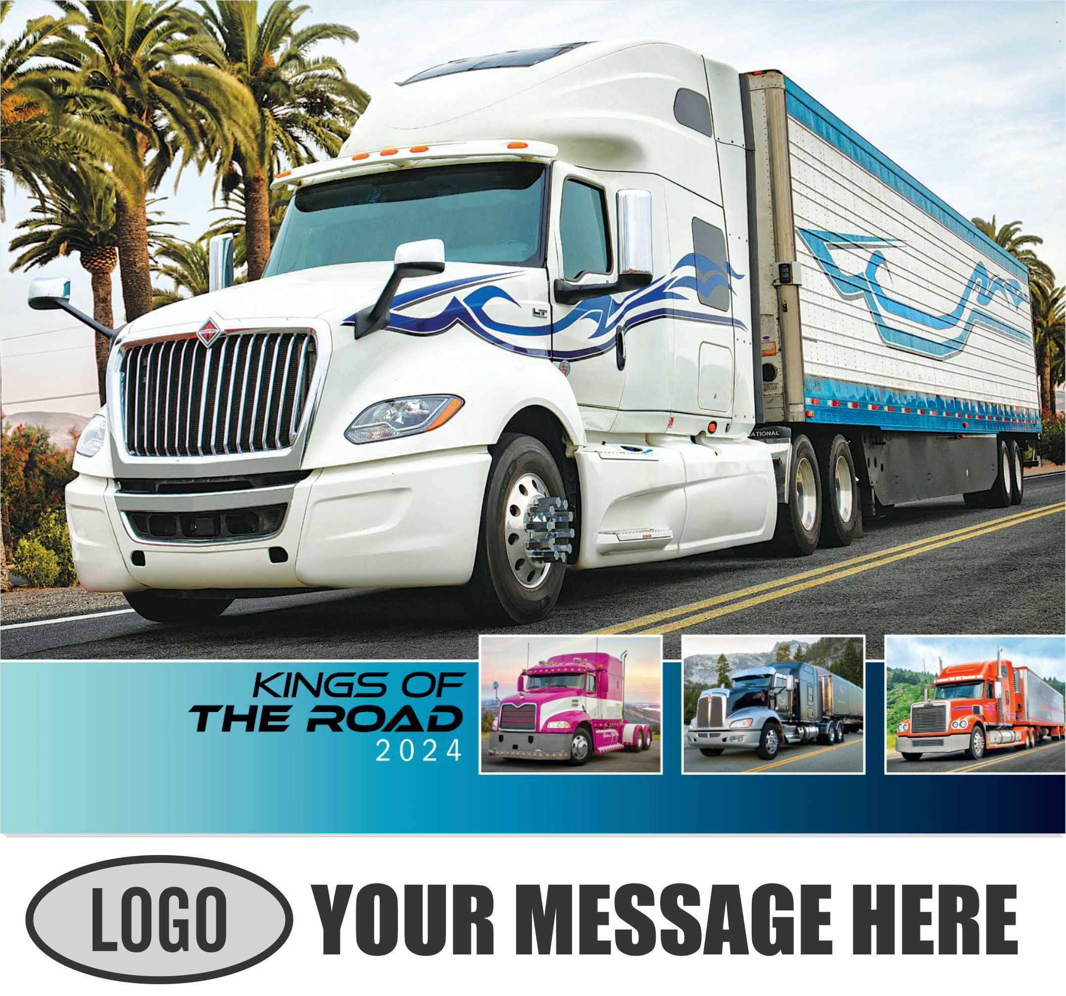 Kings of the Road 2024 Automotive Business Promotional Calendar - cover