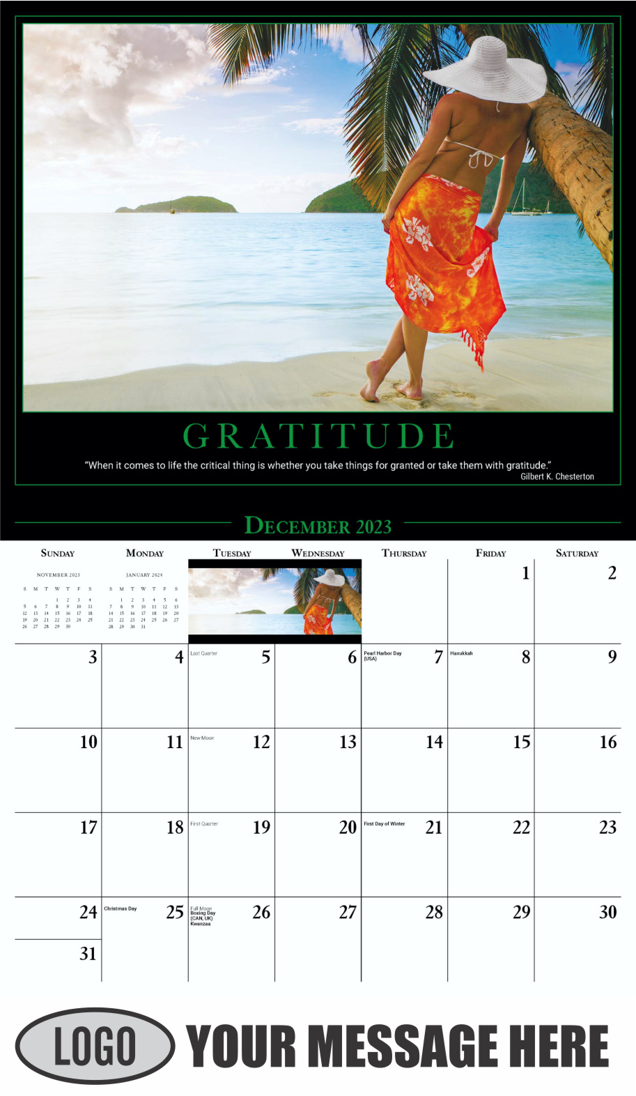 Motivational Quotes 2024 Business Promo Wall Calendar - December_a